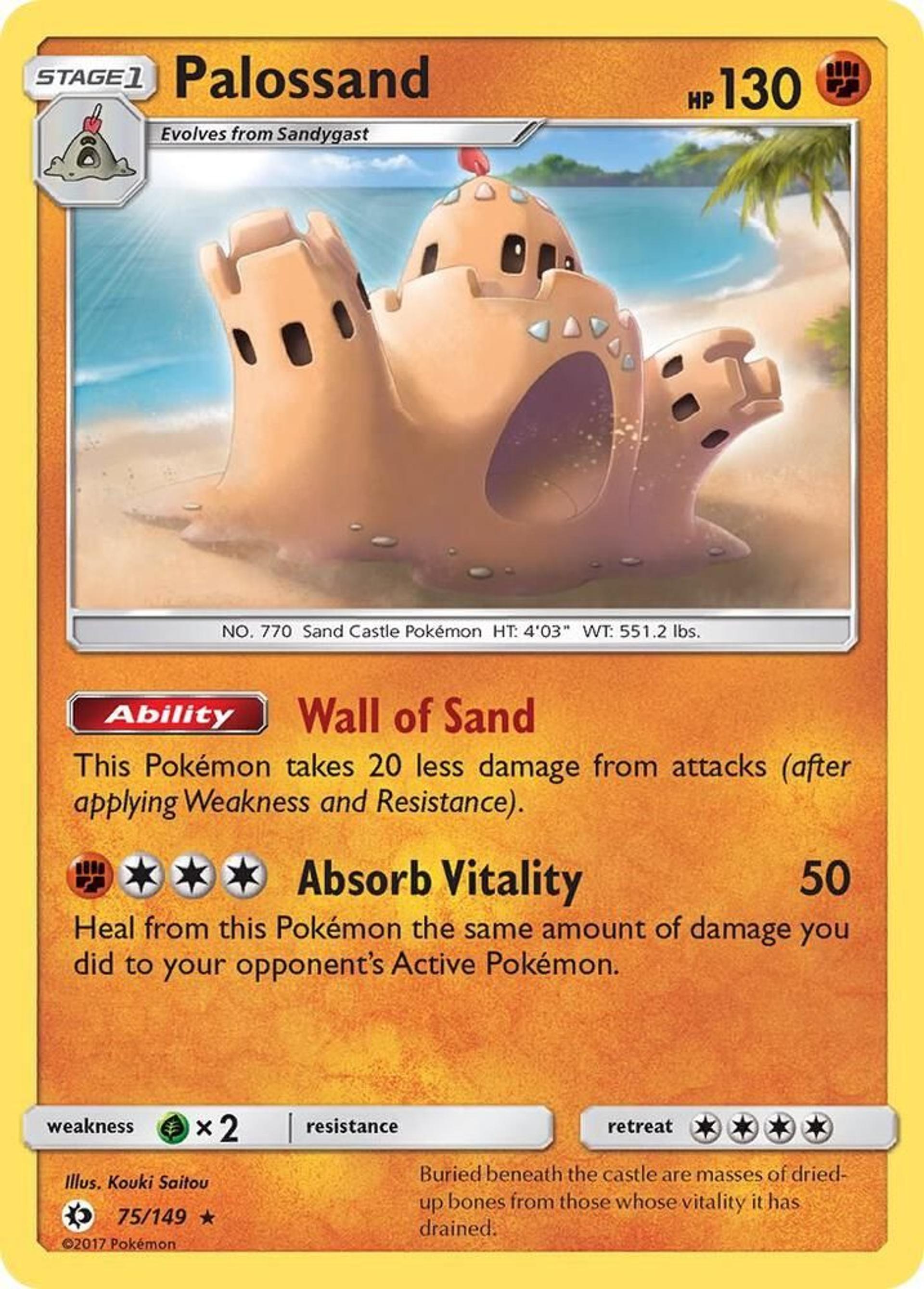 Palossand — SM Base Set — Pokemon