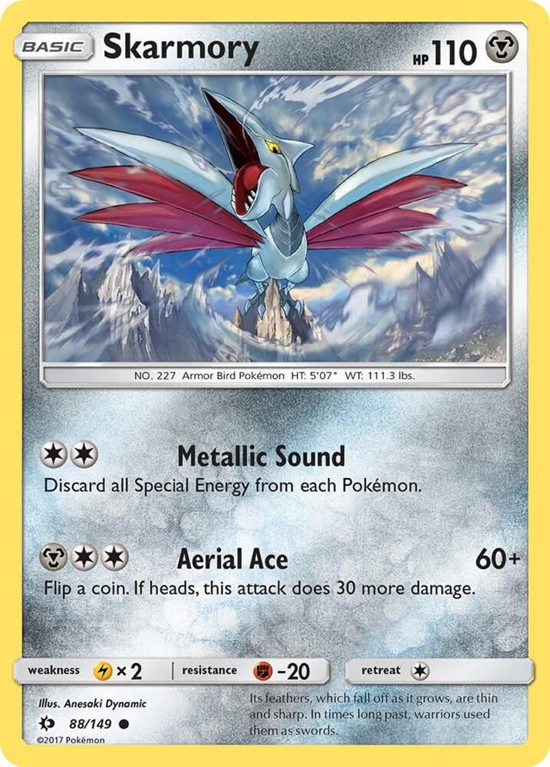 Skarmory — SM Base Set — Pokemon
