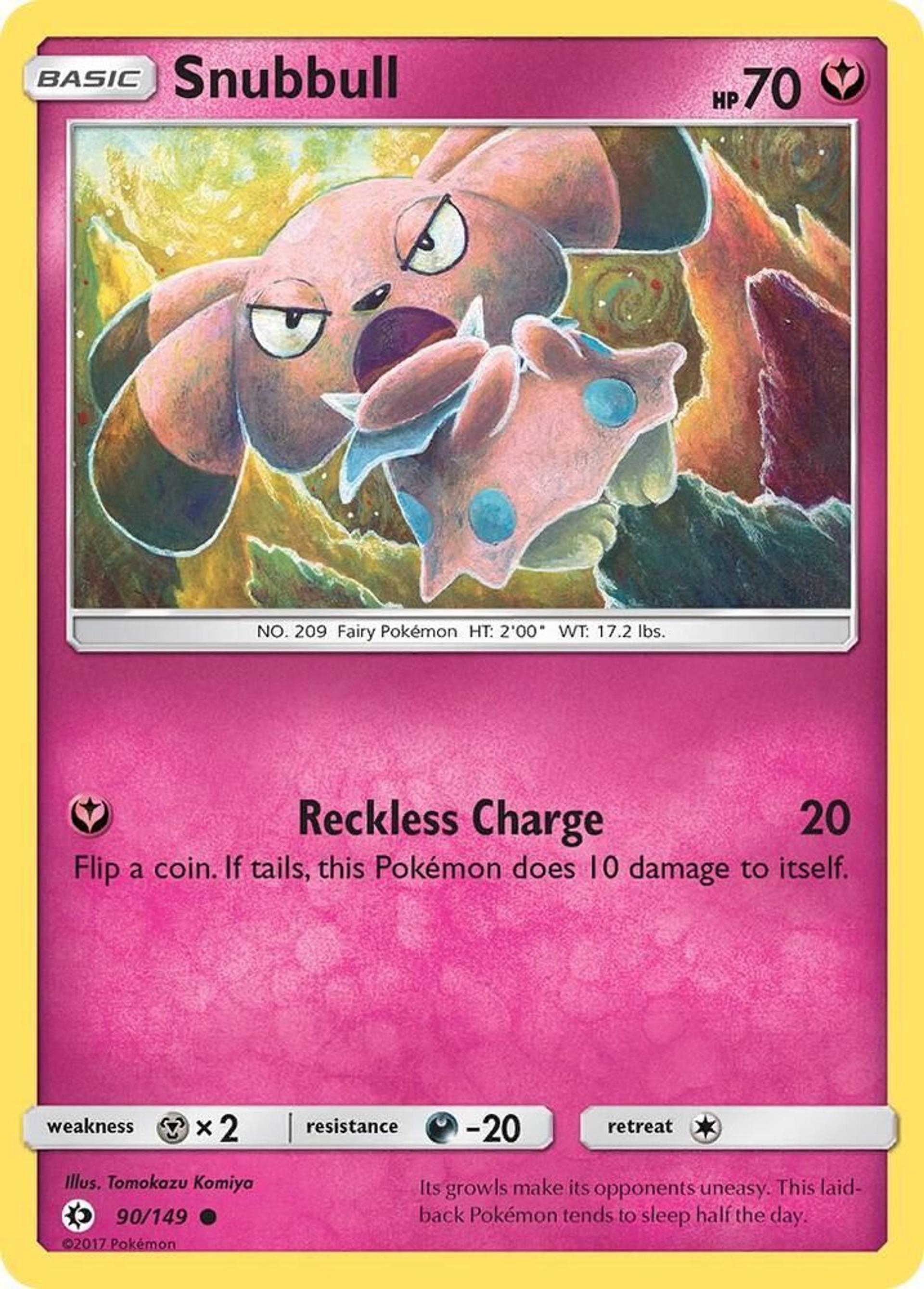 Snubbull — SM Base Set — Pokemon