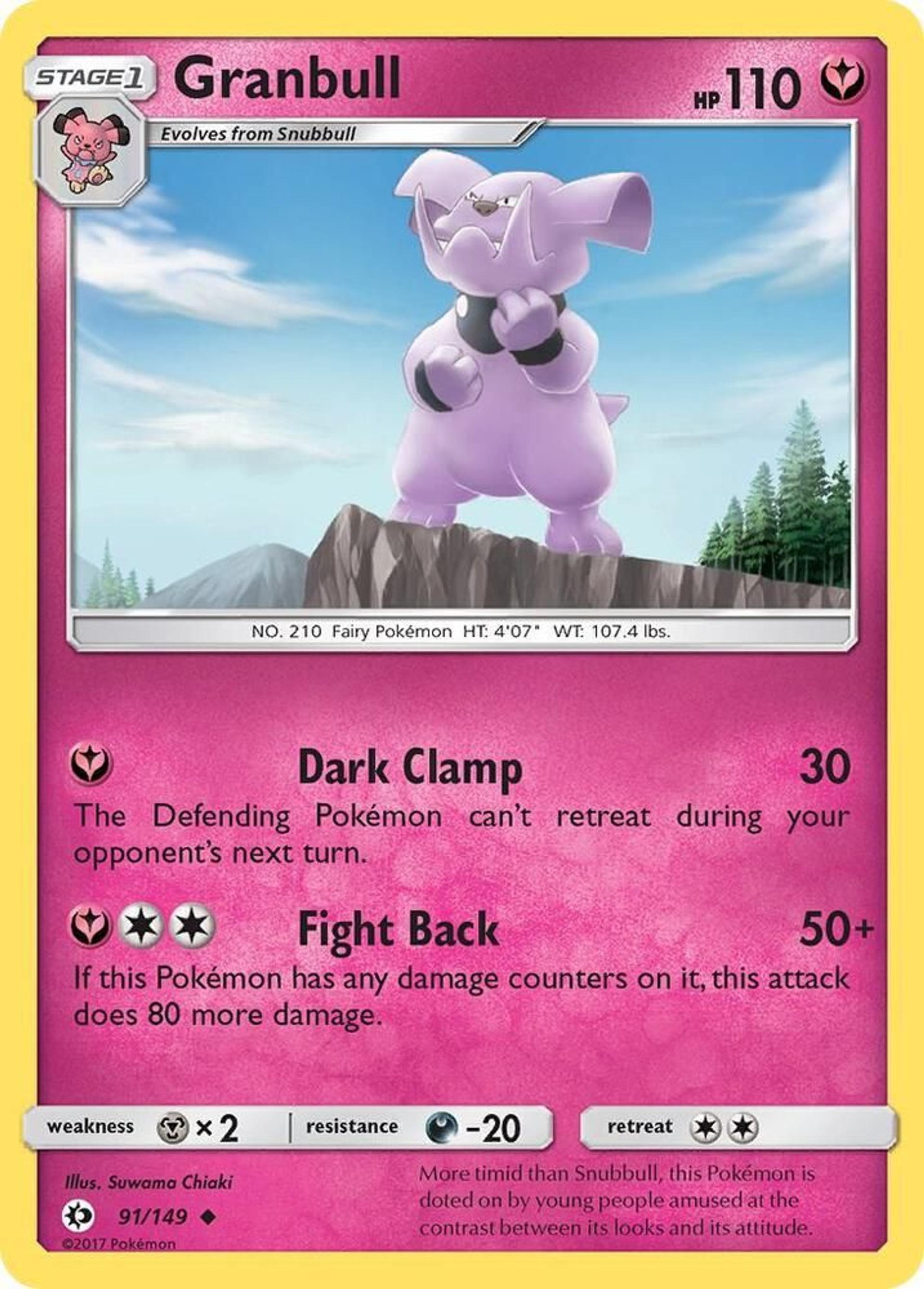 Granbull — SM Base Set — Pokemon