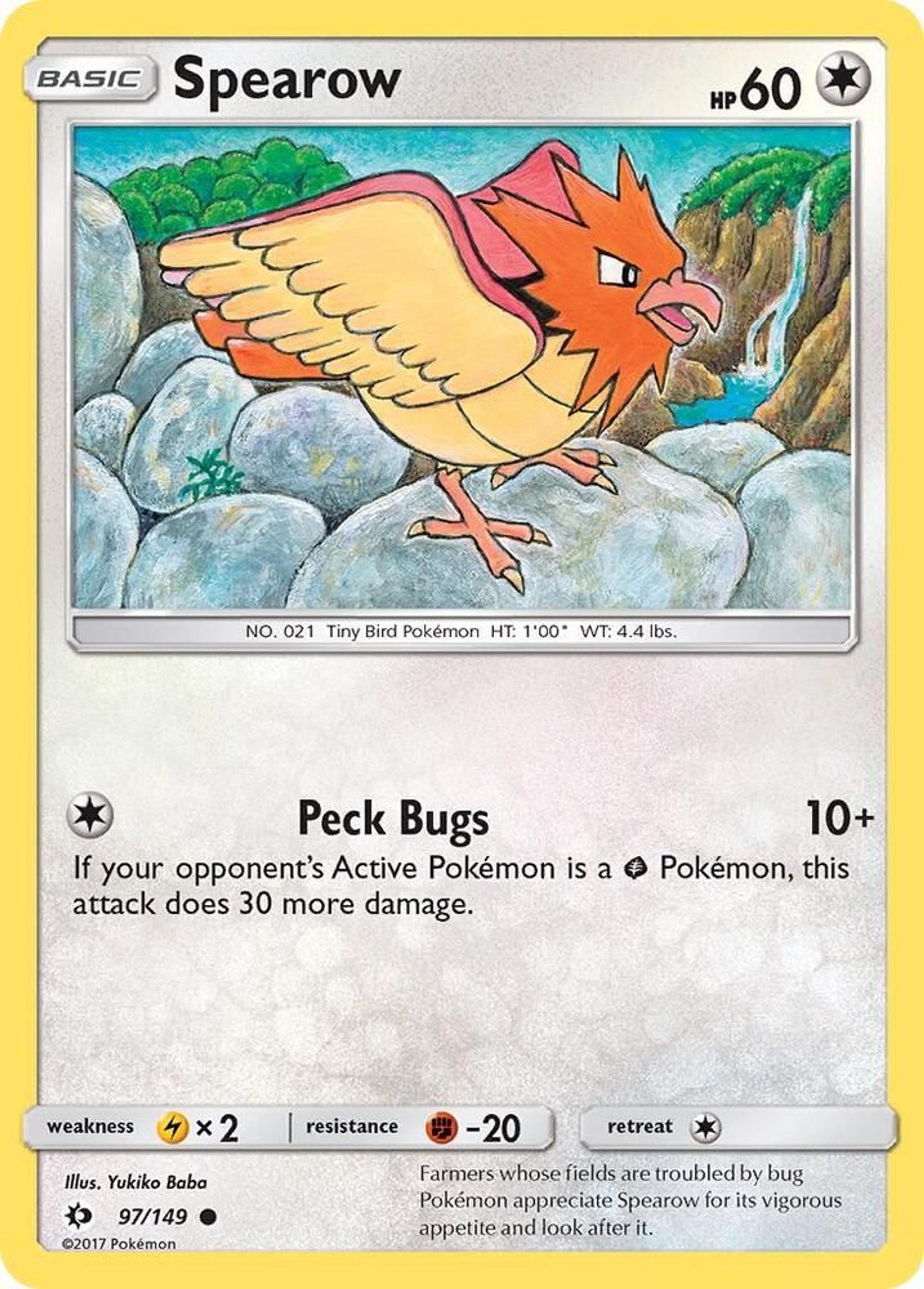 Piafabec — SM Base Set — Pokemon