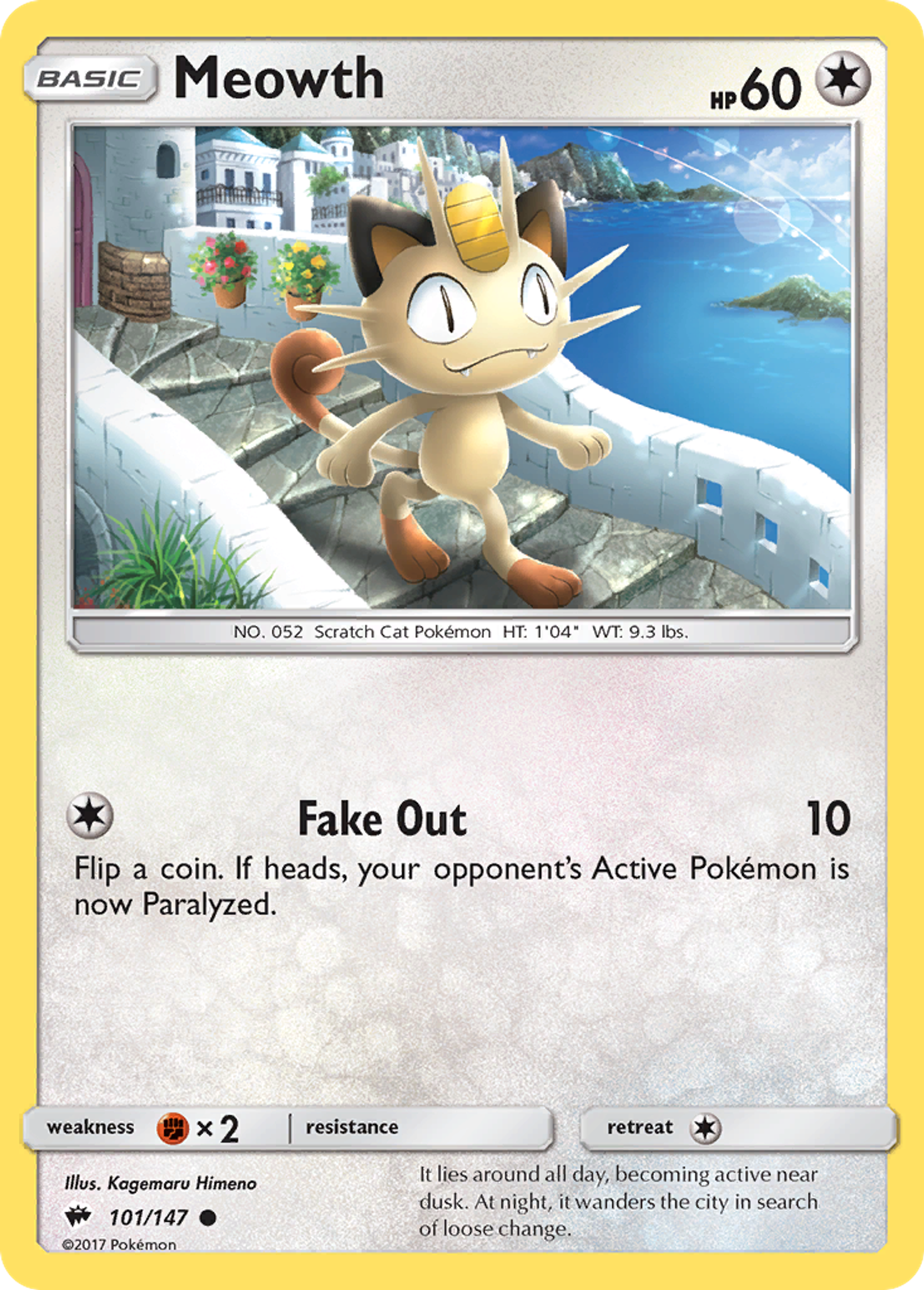 Meowth — SM - Burning Shadows — Pokémon