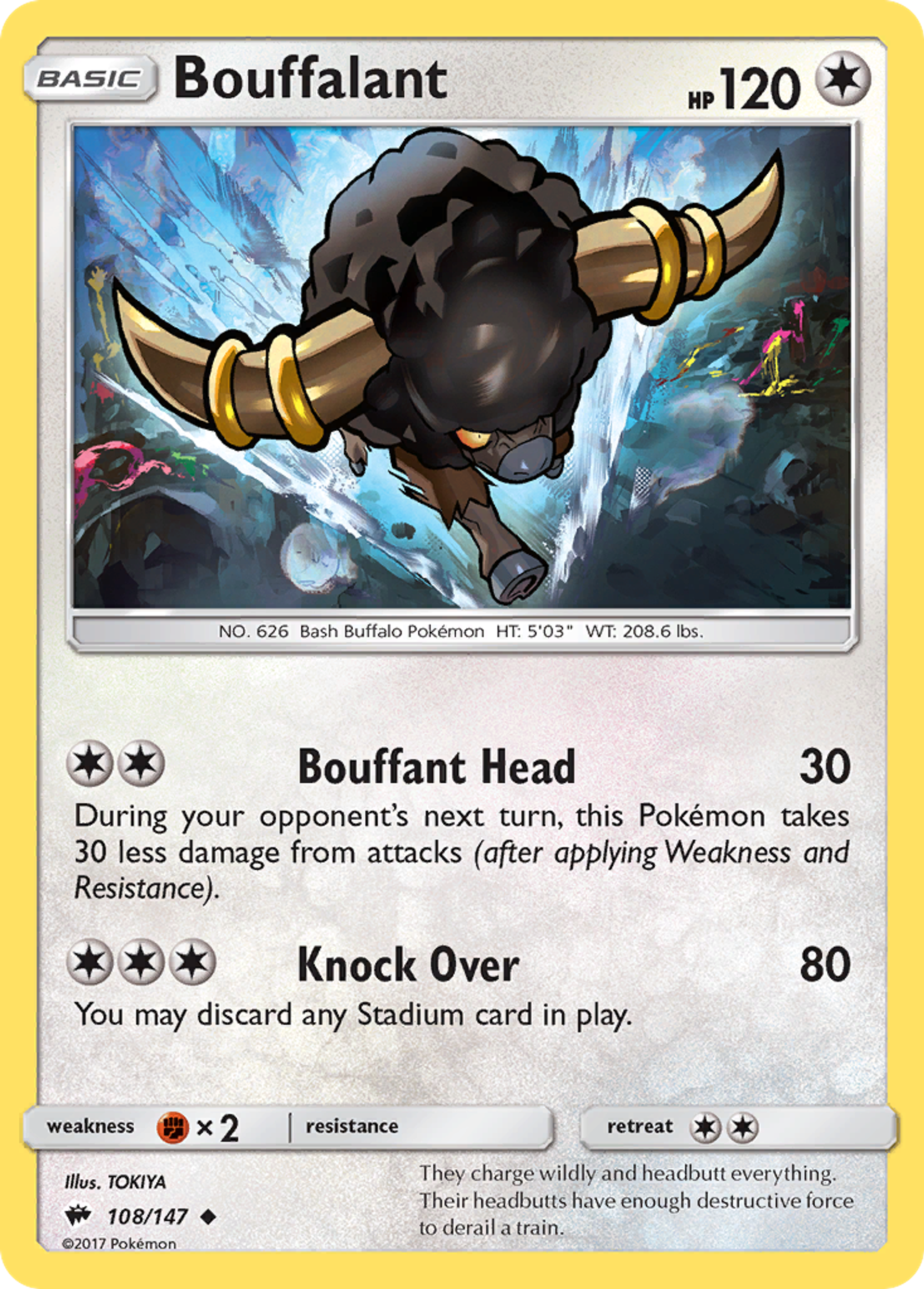 Bouffalant — SM - Burning Shadows — Pokemon