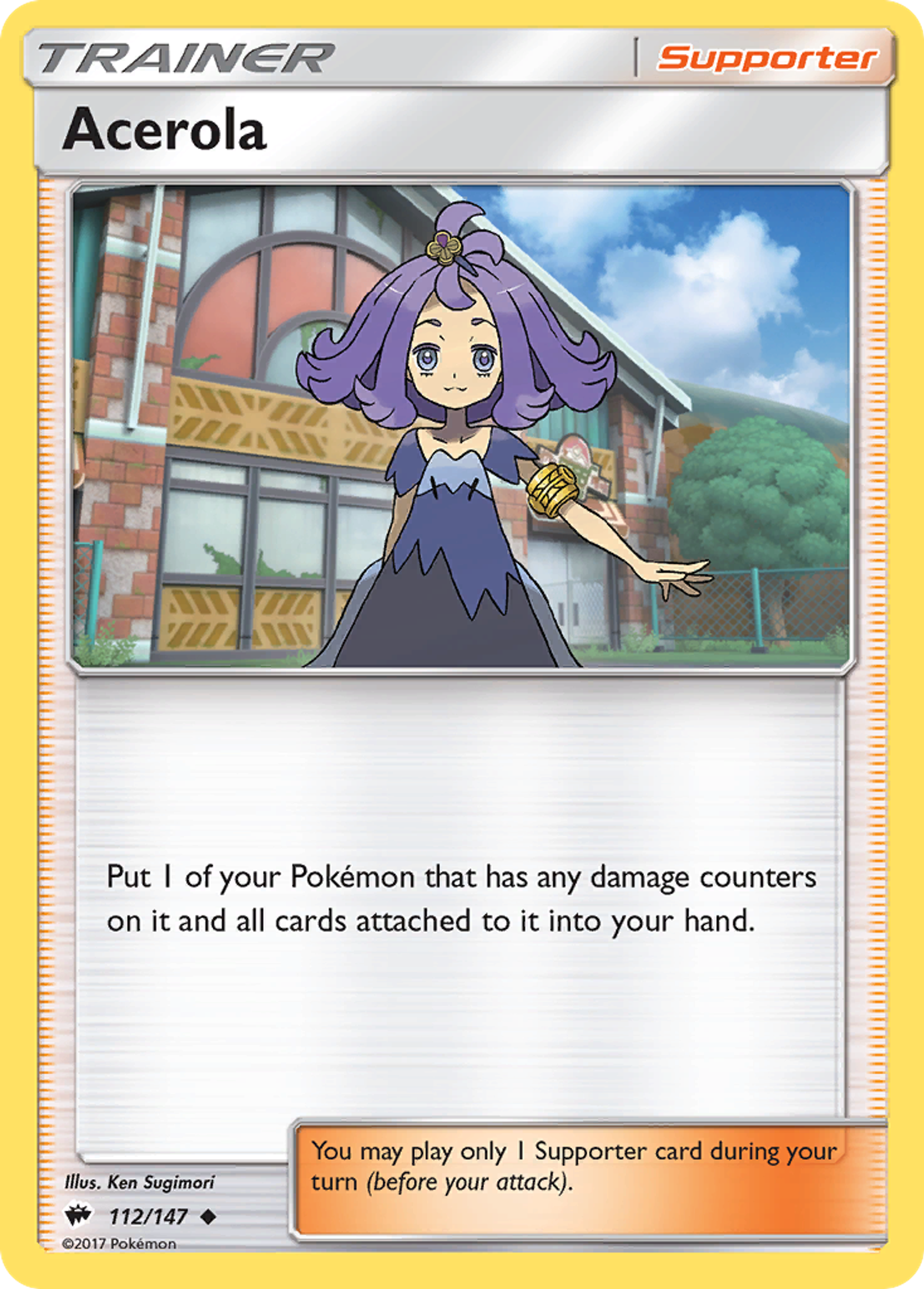 Acerola — SM - Burning Shadows — Pokemon