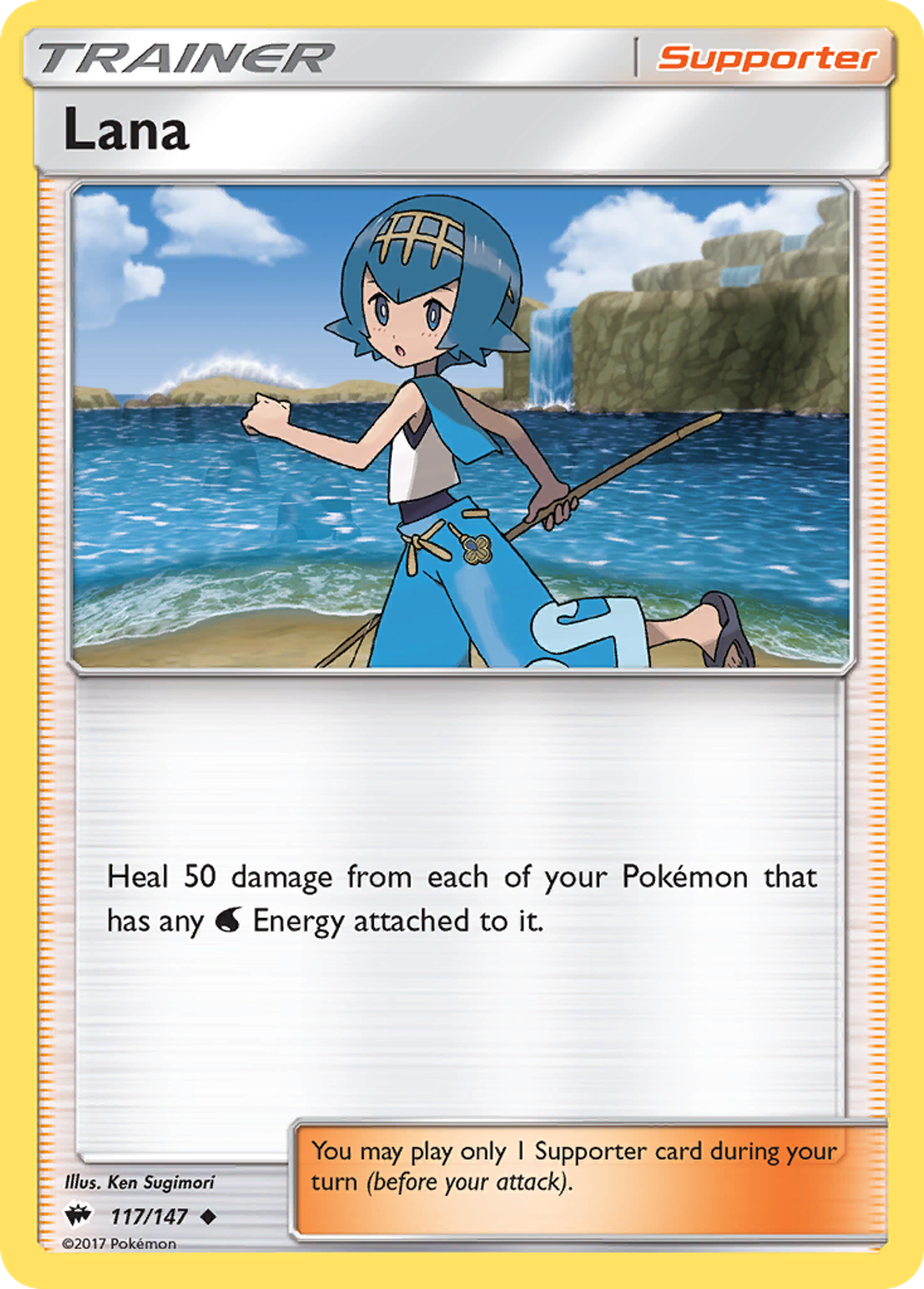 Lana — SM - Burning Shadows — Pokemon