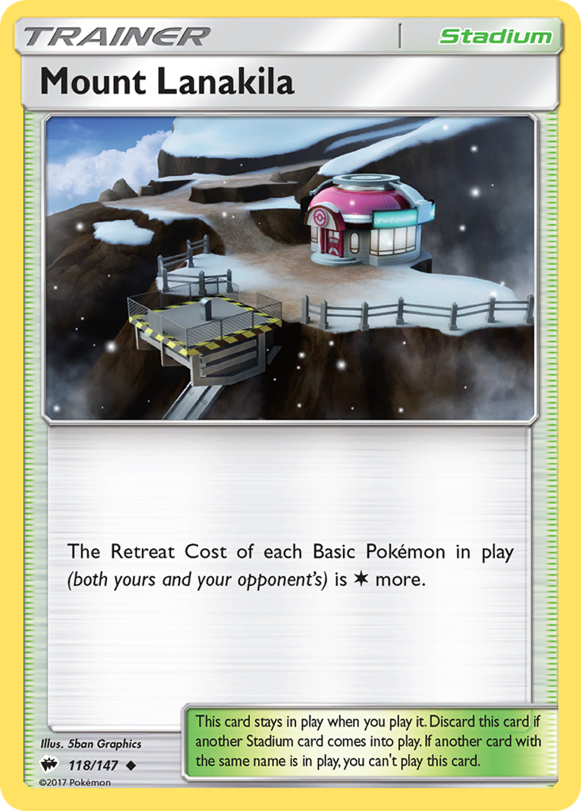 Mount Lanakila — SM - Burning Shadows — Pokemon