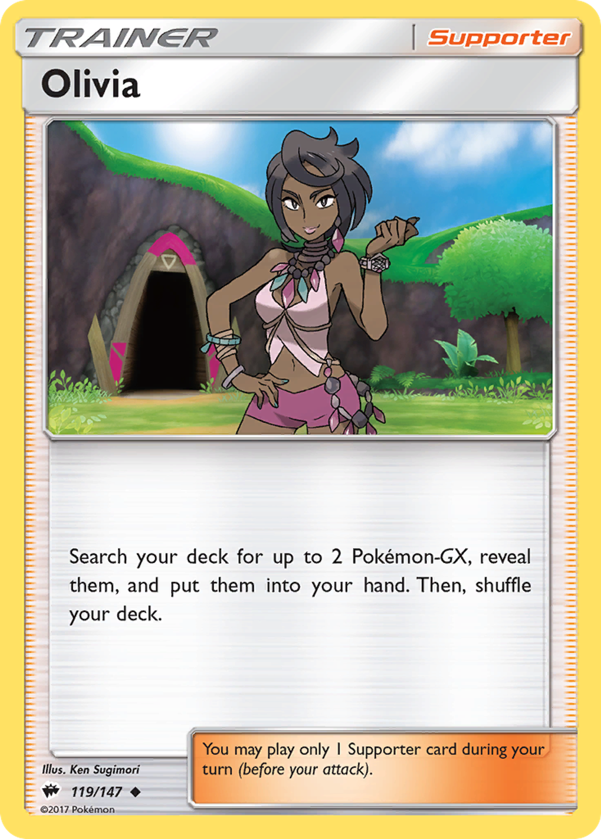 Olivia — SM - Burning Shadows — Pokemon