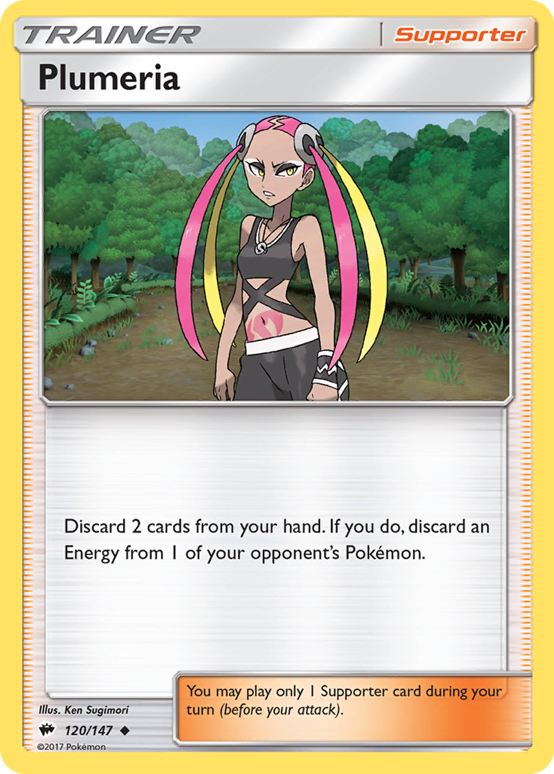 Plumeria — SM - Burning Shadows — Pokemon