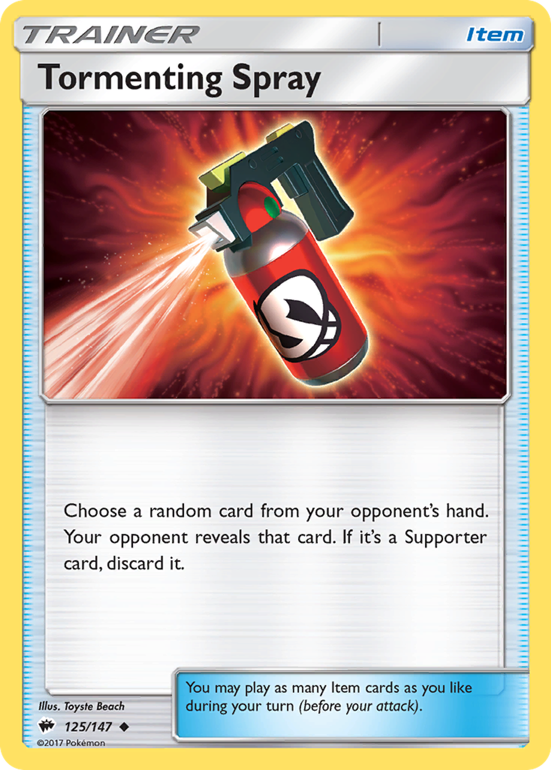Tormenting Spray — SM - Burning Shadows — Pokemon