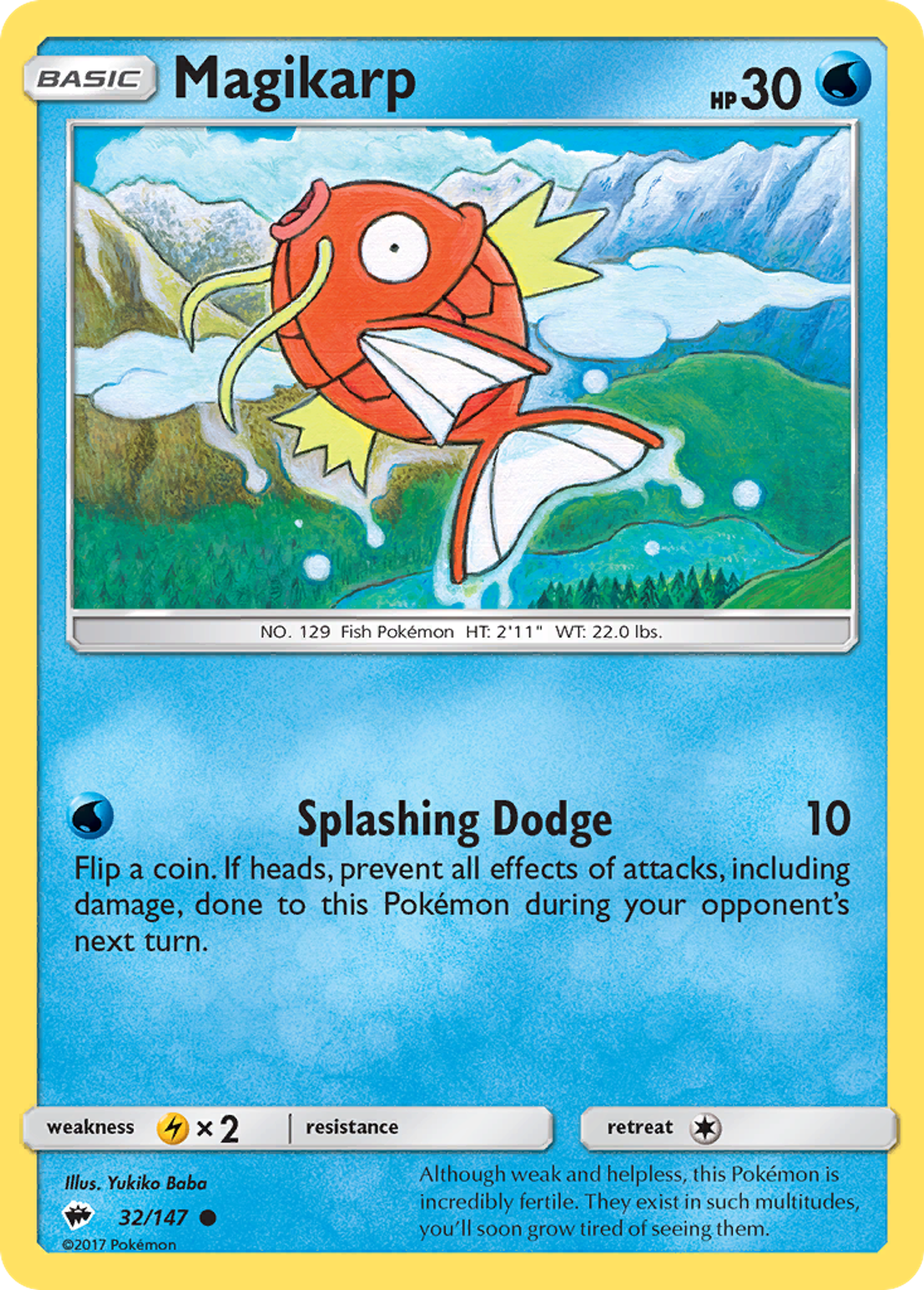 Magikarp — SM - Burning Shadows — Pokemon