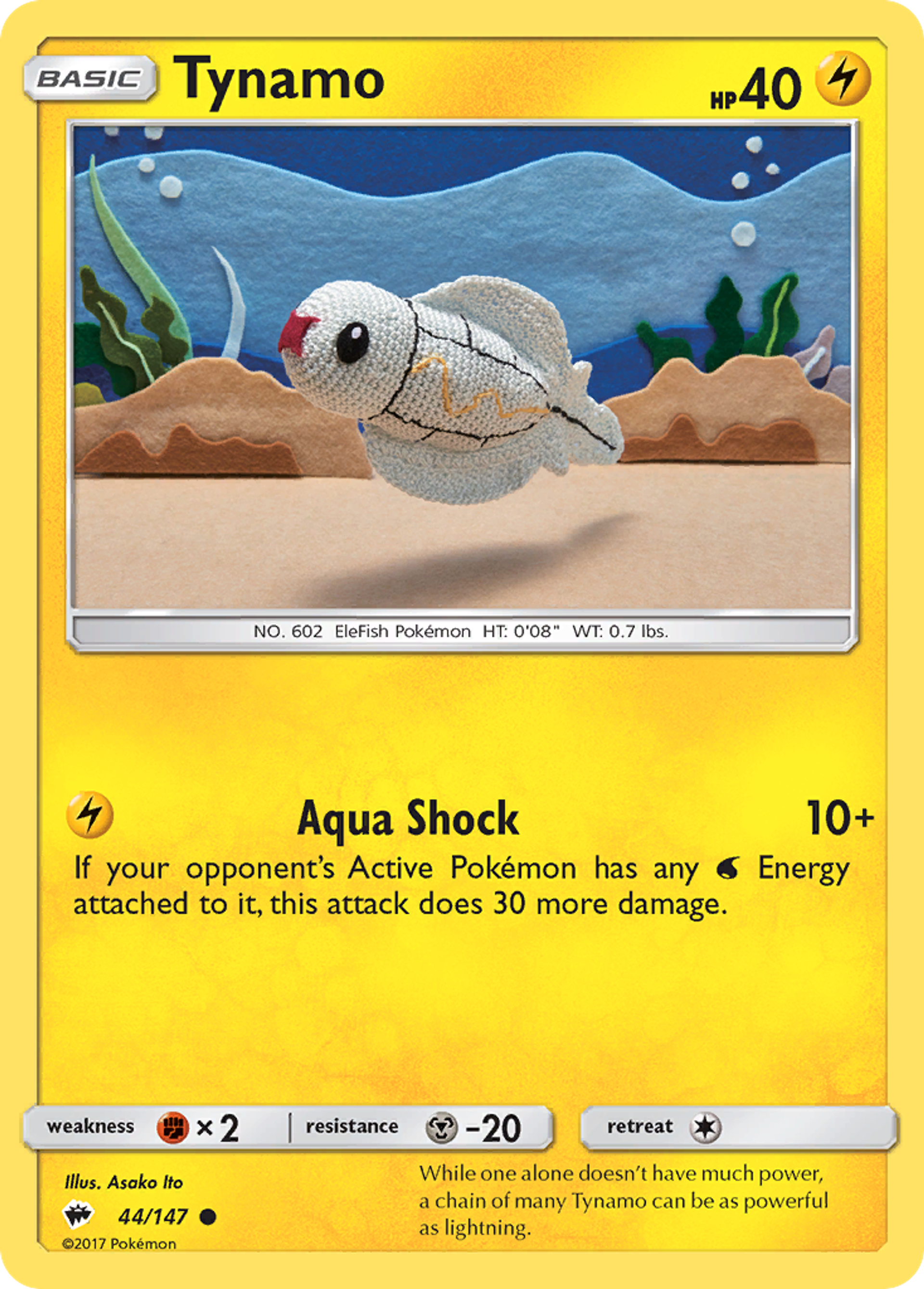 Tynamo — SM - Burning Shadows — Pokemon