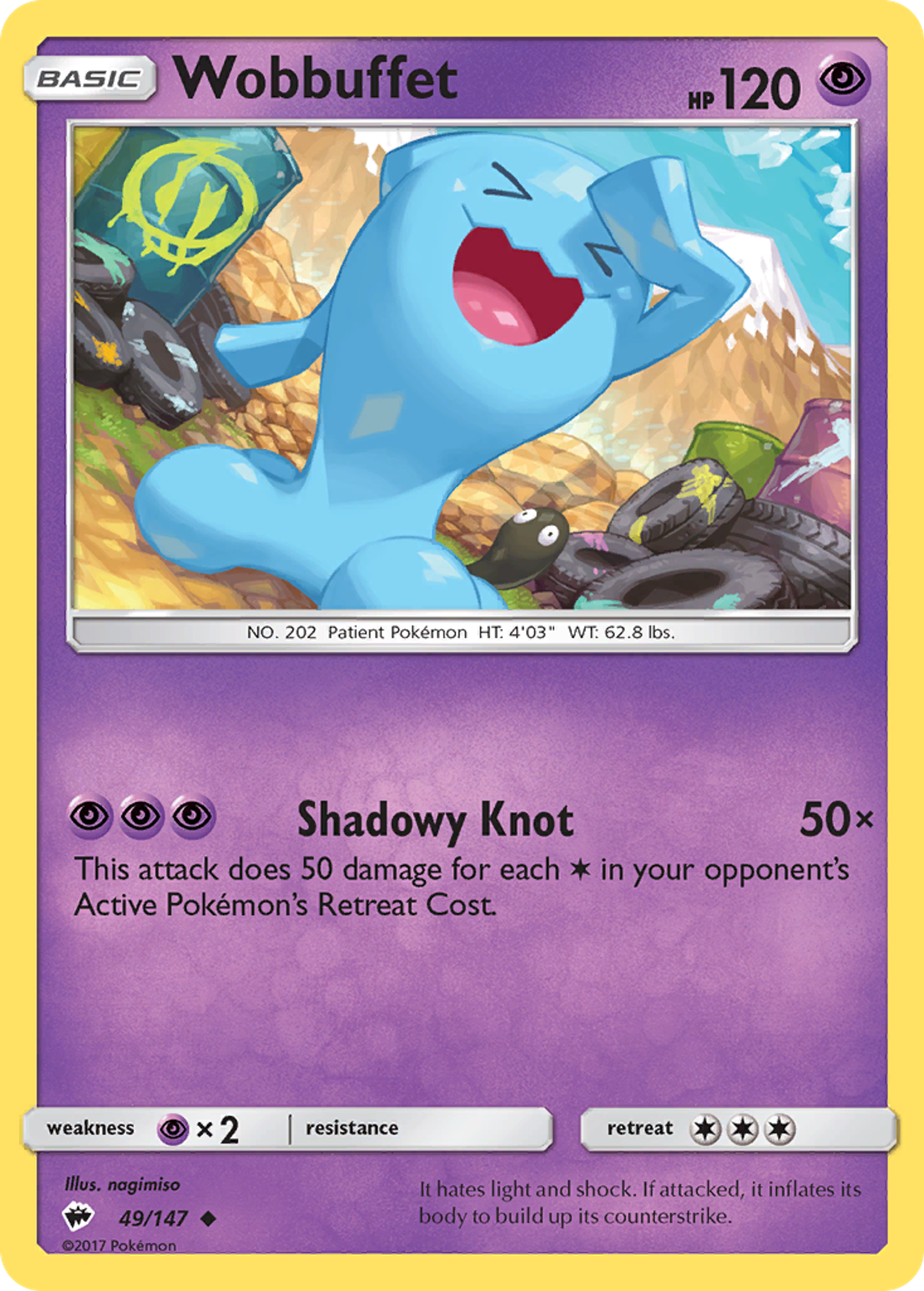 Wobbuffet — SM - Burning Shadows — Pokemon