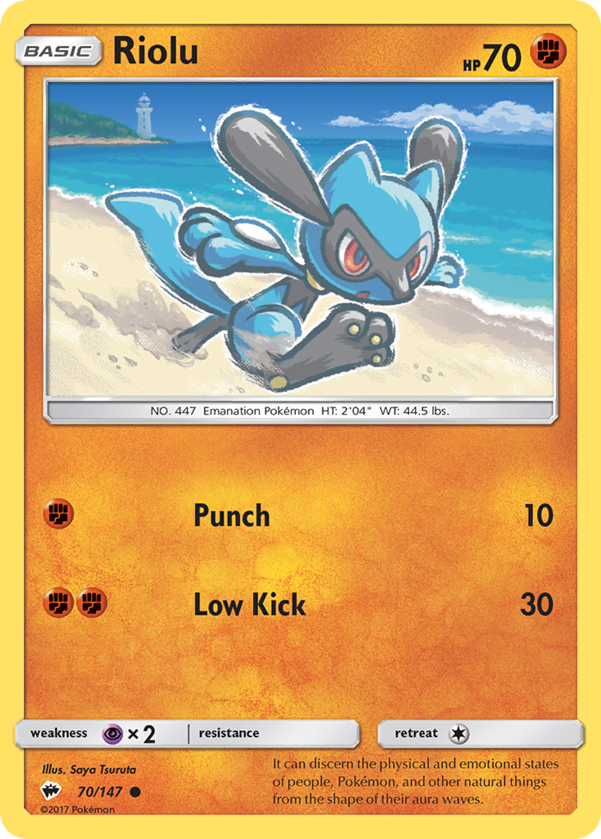 Riolu — SM - Burning Shadows — Pokemon