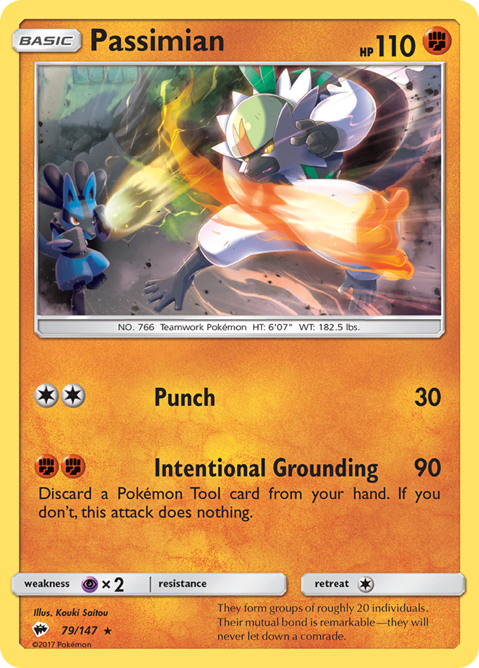 Passimian — SM - Burning Shadows — Pokemon