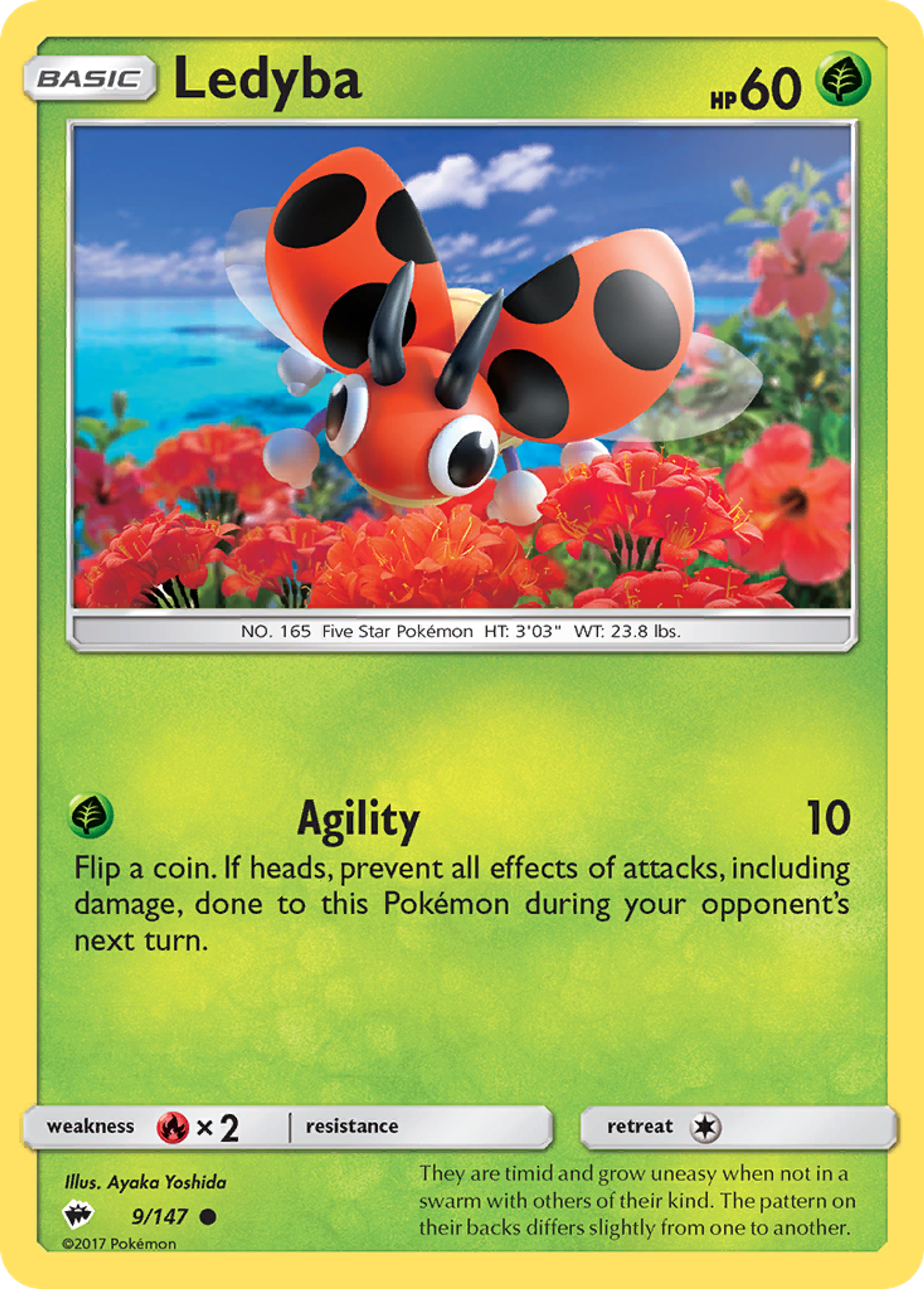 Ledyba — SM - Burning Shadows — Pokemon