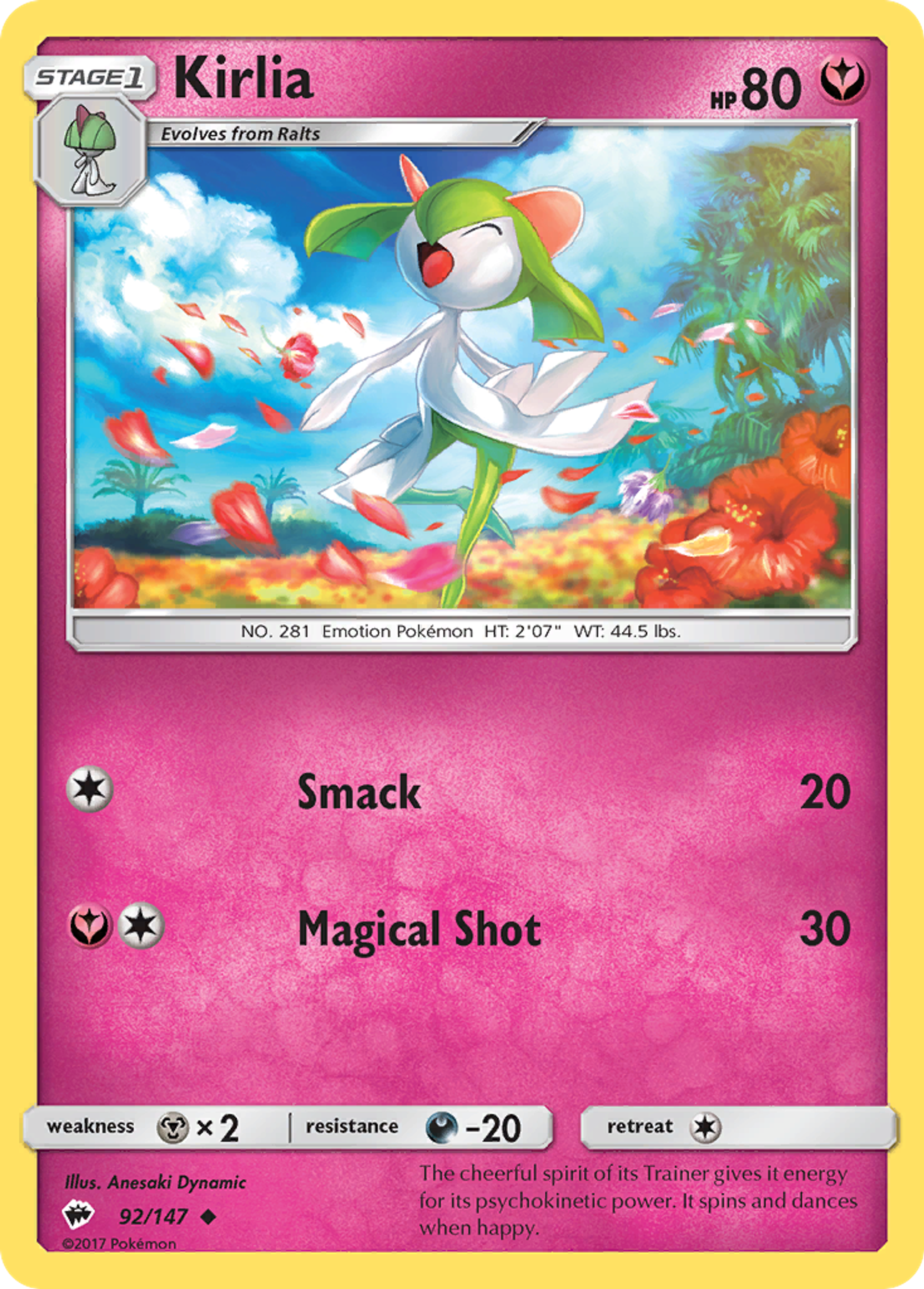 Kirlia — SM - Burning Shadows — Pokemon