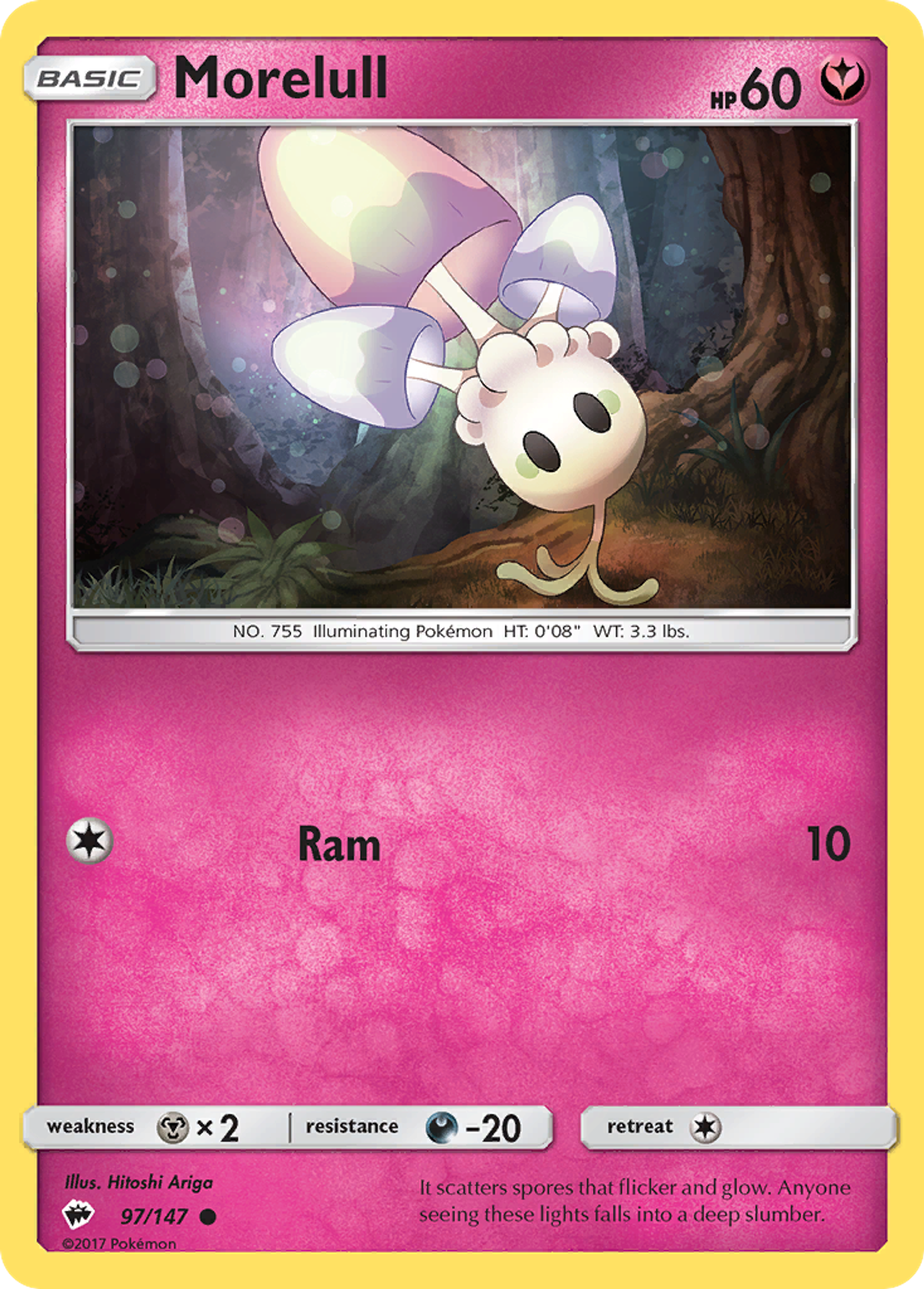 Morelull — SM - Burning Shadows — Pokemon