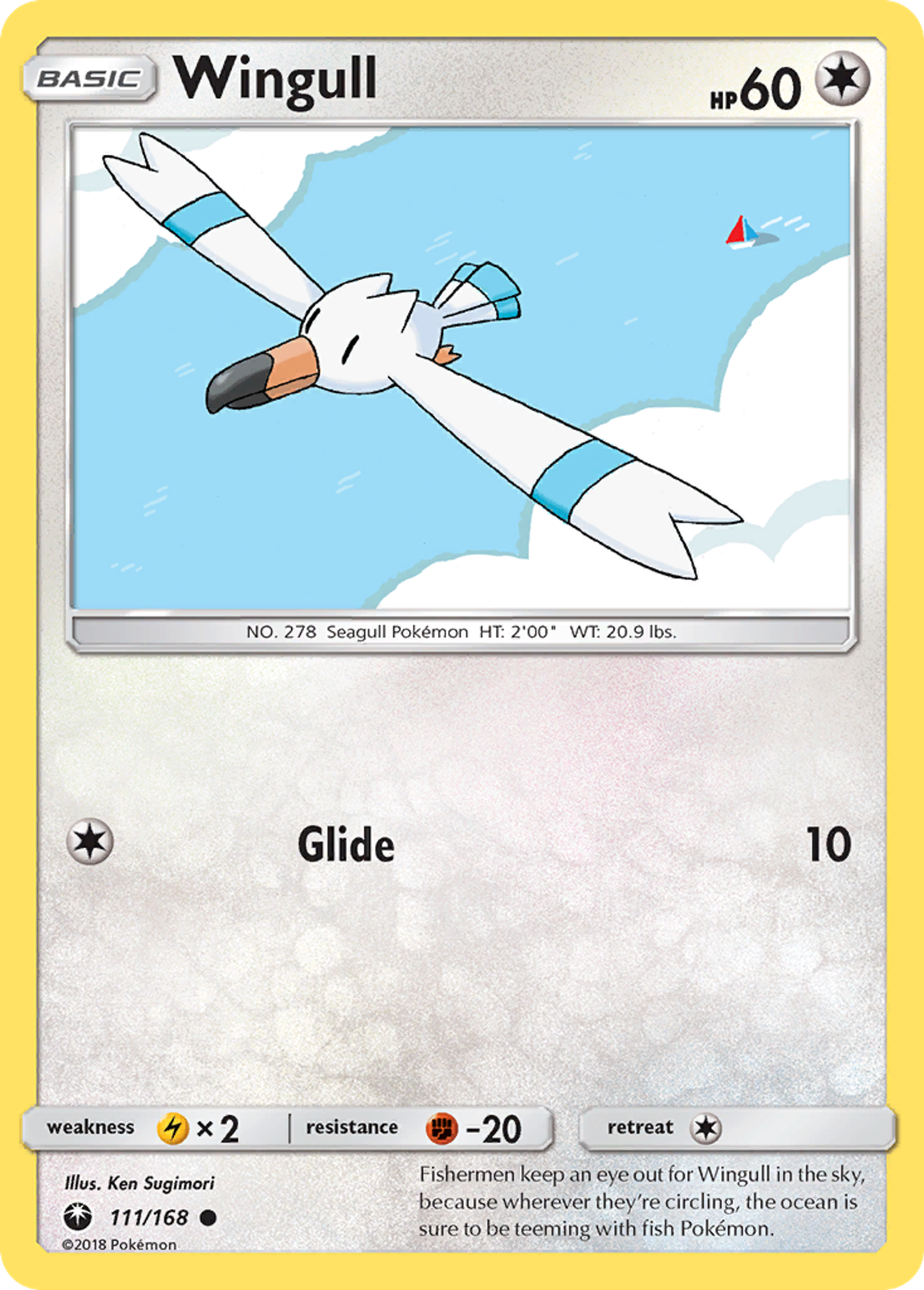 Wingull — SM - Celestial Storm — Pokemon