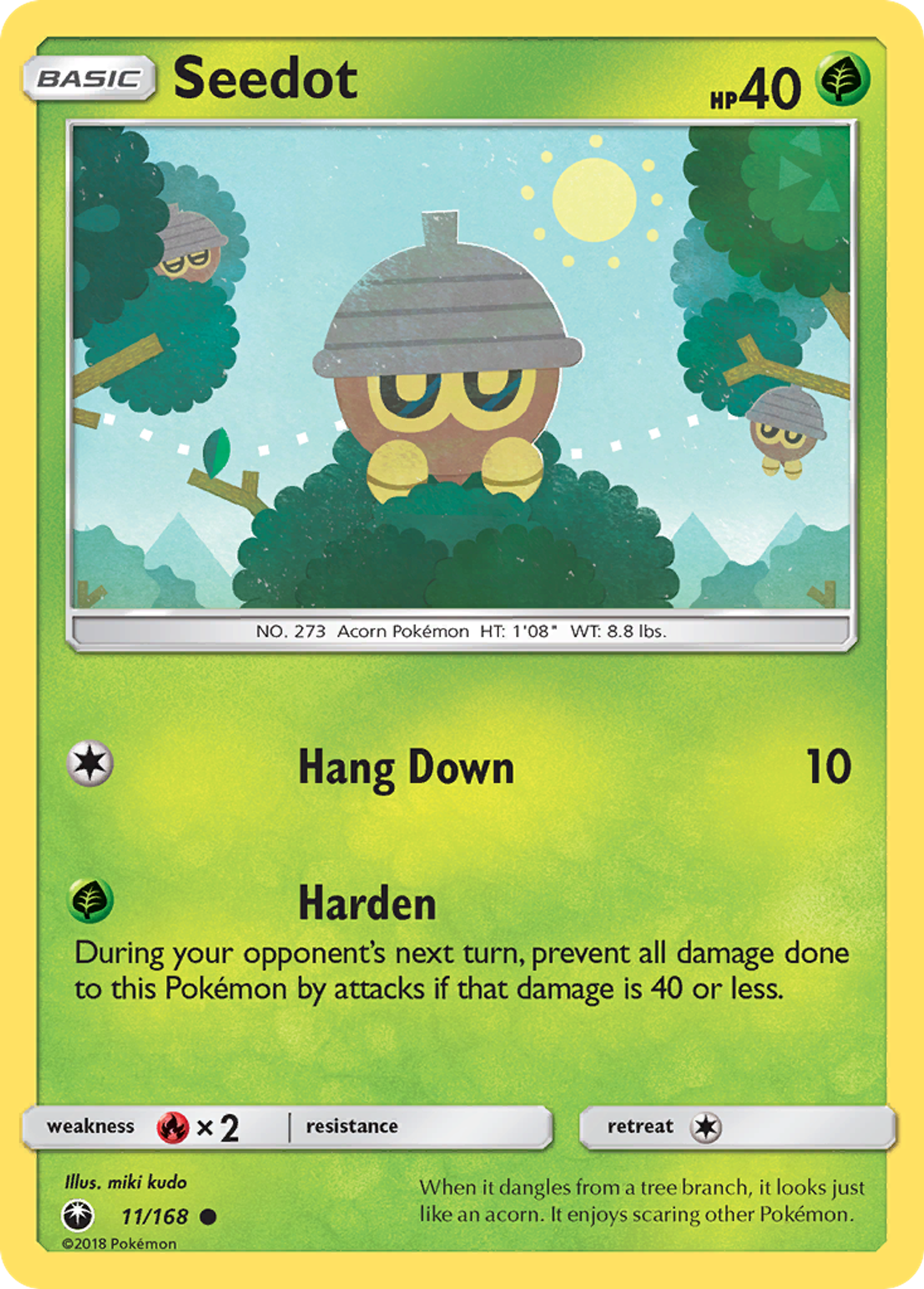 Seedot — SM - Celestial Storm — Pokemon
