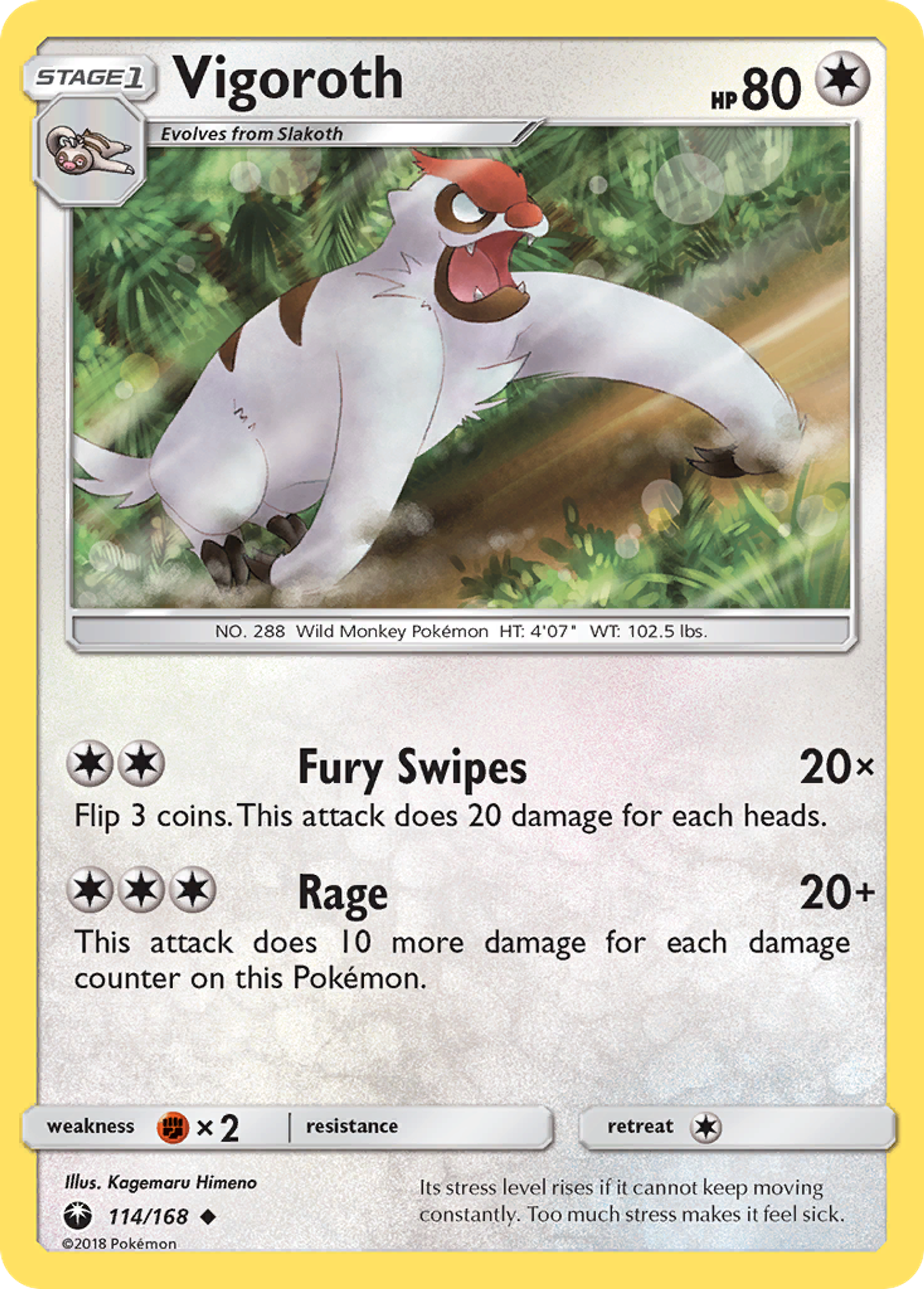 Vigoroth — SM - Celestial Storm — Pokemon