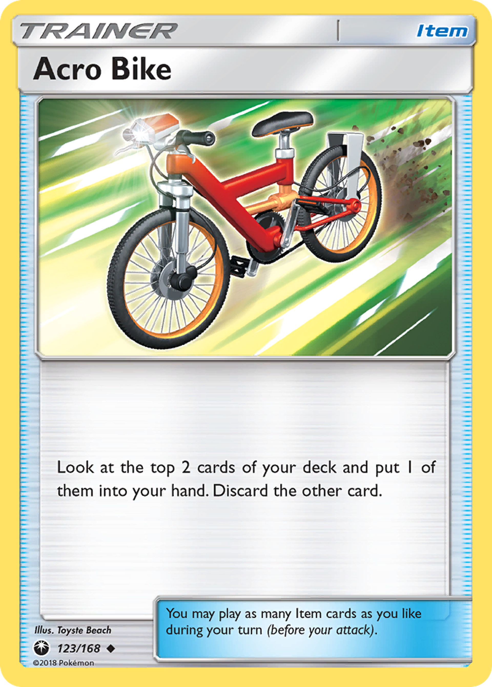 Acro Bike — SM - Celestial Storm — Pokemon