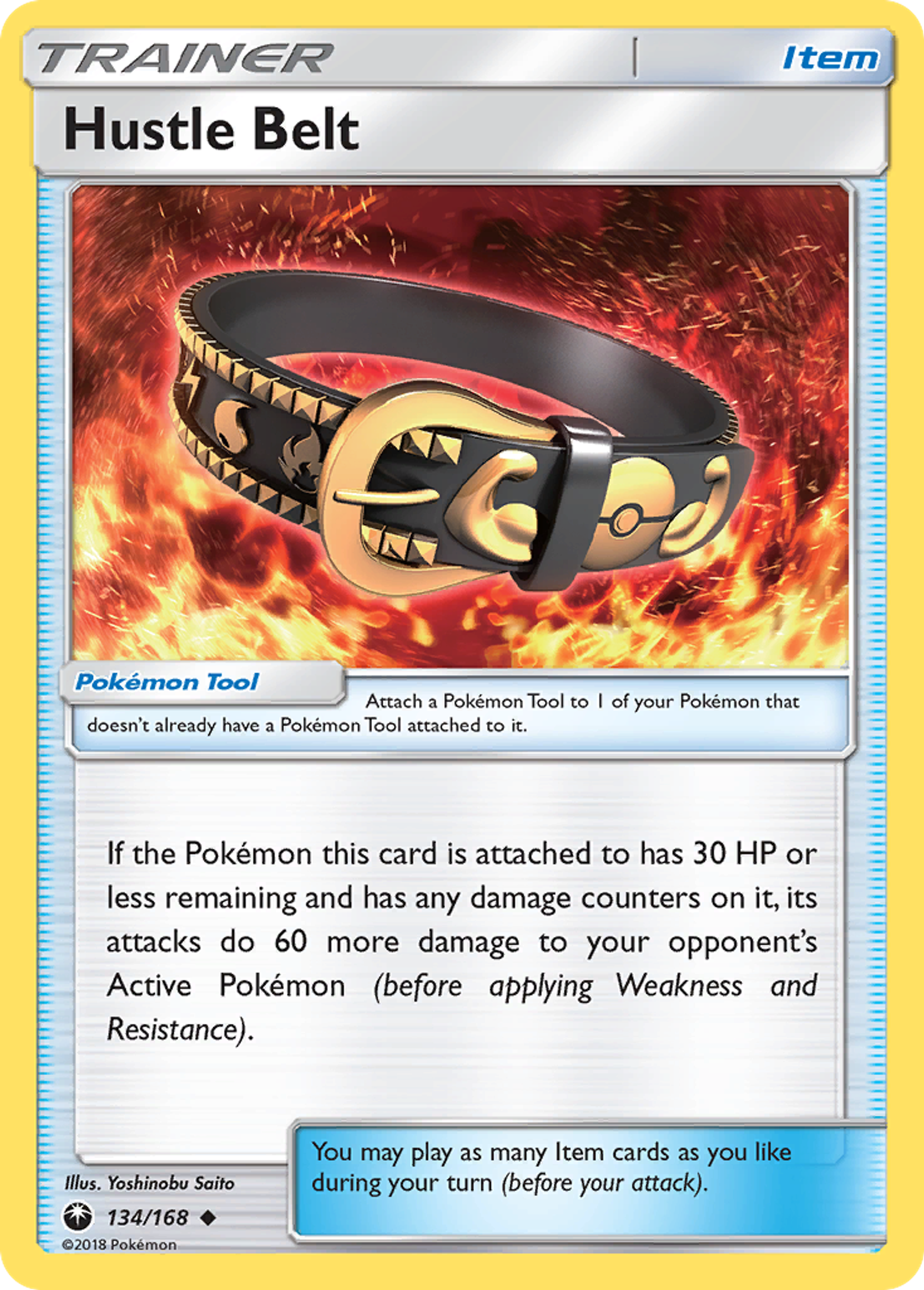 Hustle Belt — SM - Celestial Storm — Pokemon