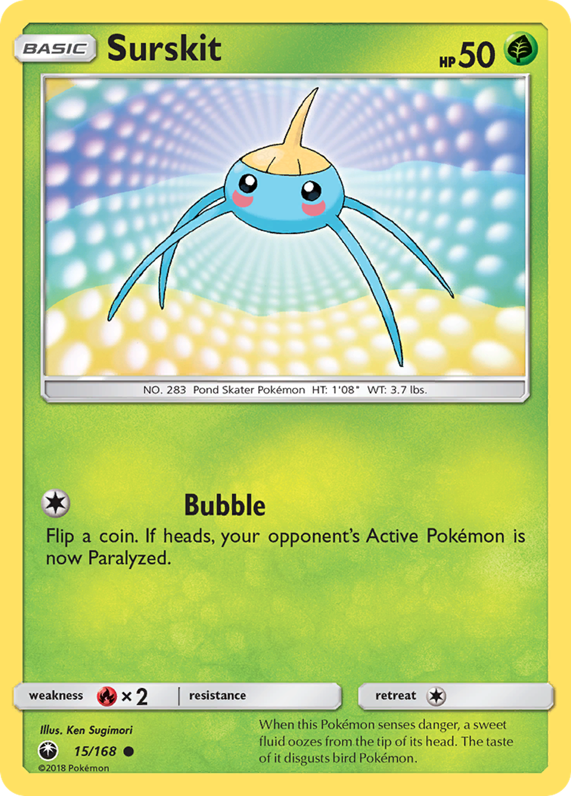 Surskit — SM - Celestial Storm — Pokemon