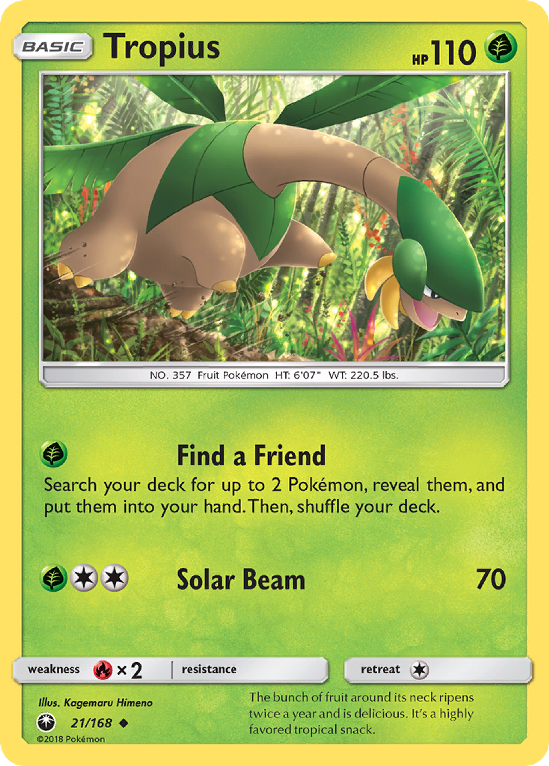 Tropius — SM - Celestial Storm — Pokemon