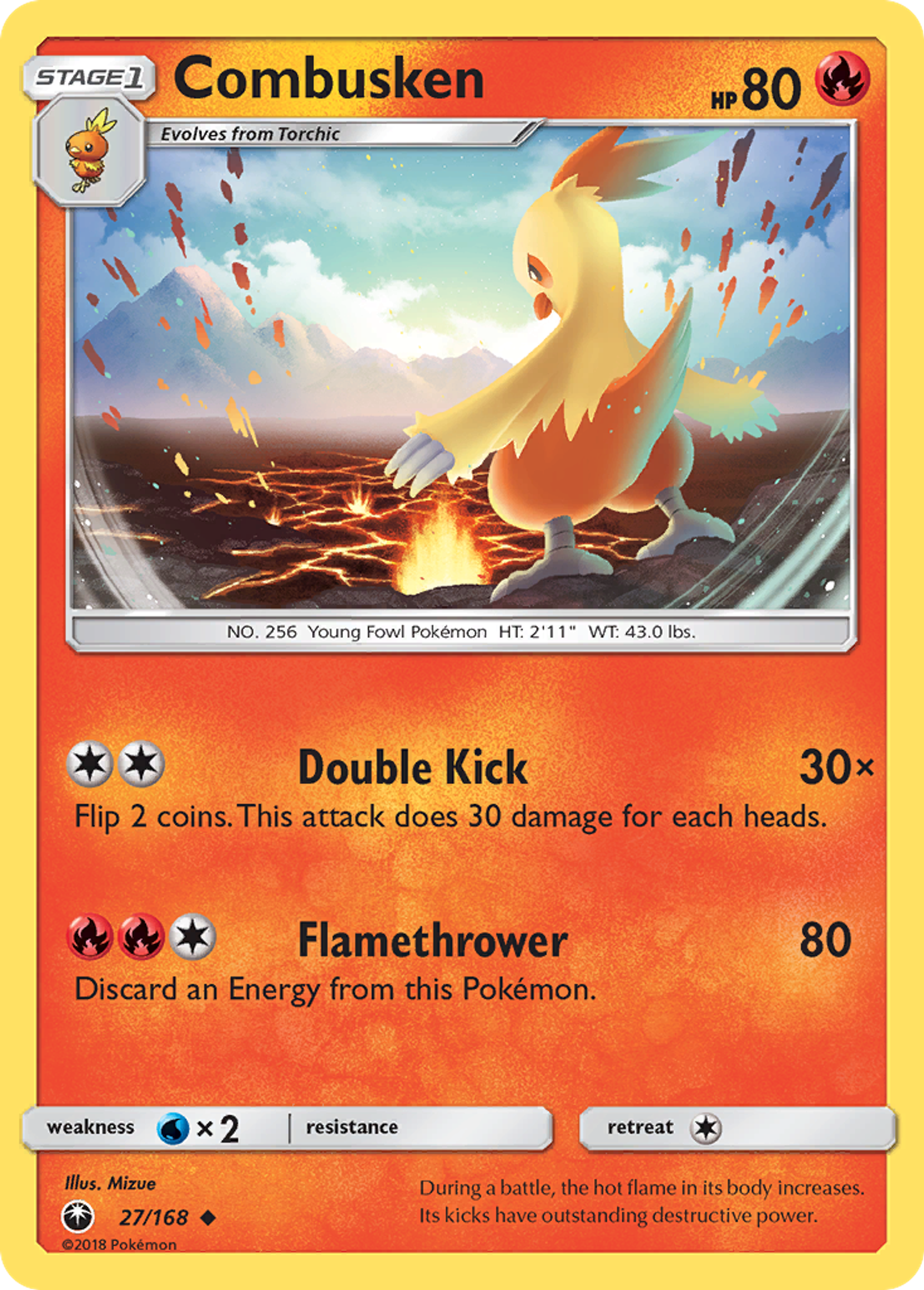 Combusken — SM - Celestial Storm — Pokemon