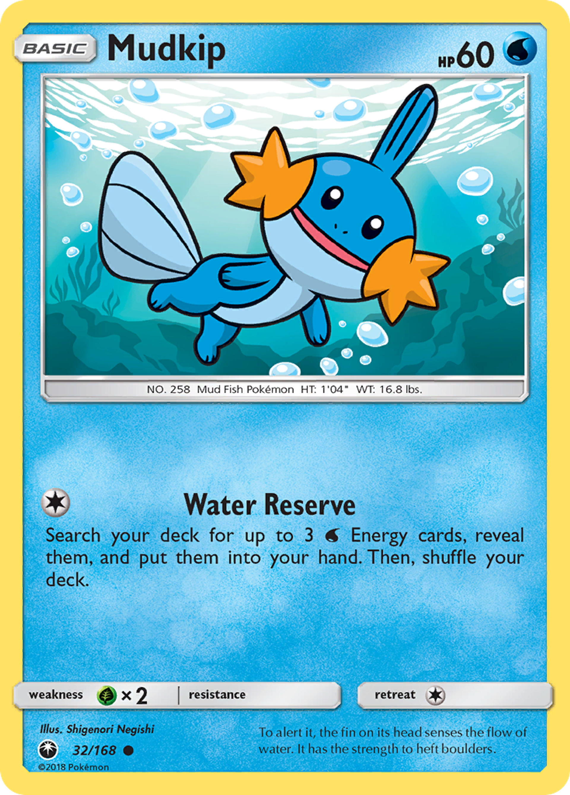 Mudkip — SM - Celestial Storm — Pokemon