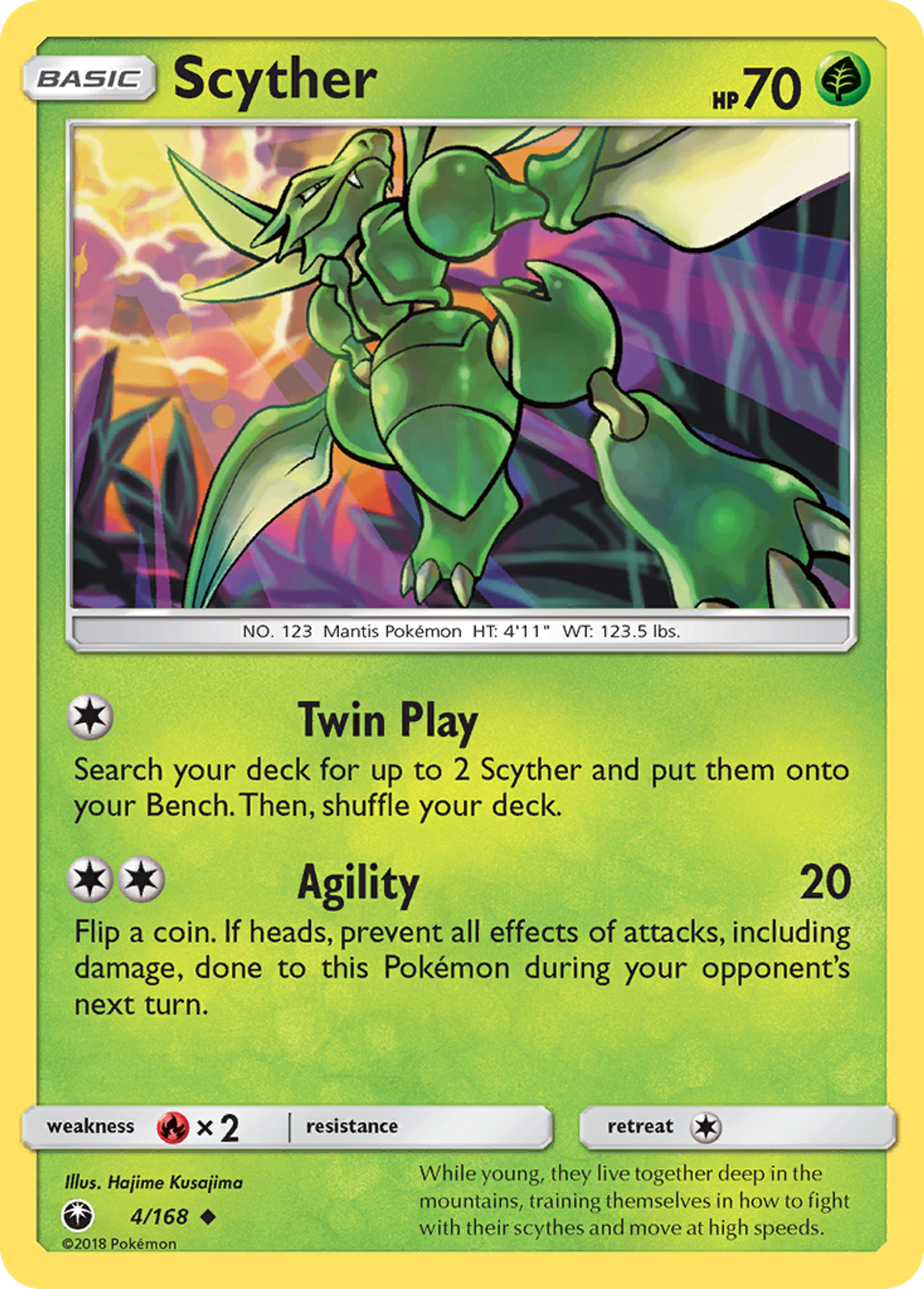 Scyther — SM - Celestial Storm — Pokemon