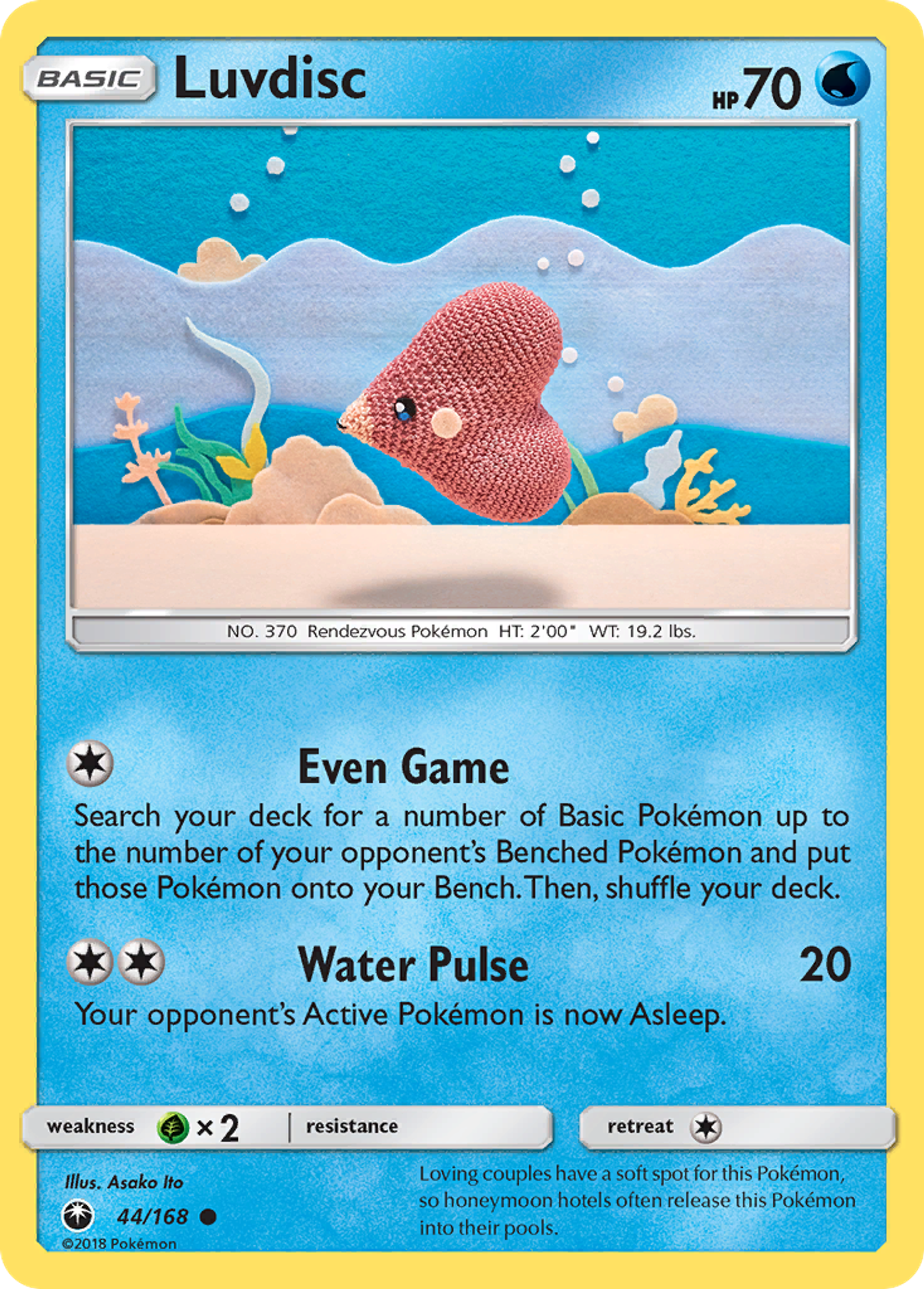 Luvdisc — SM - Celestial Storm — Pokemon