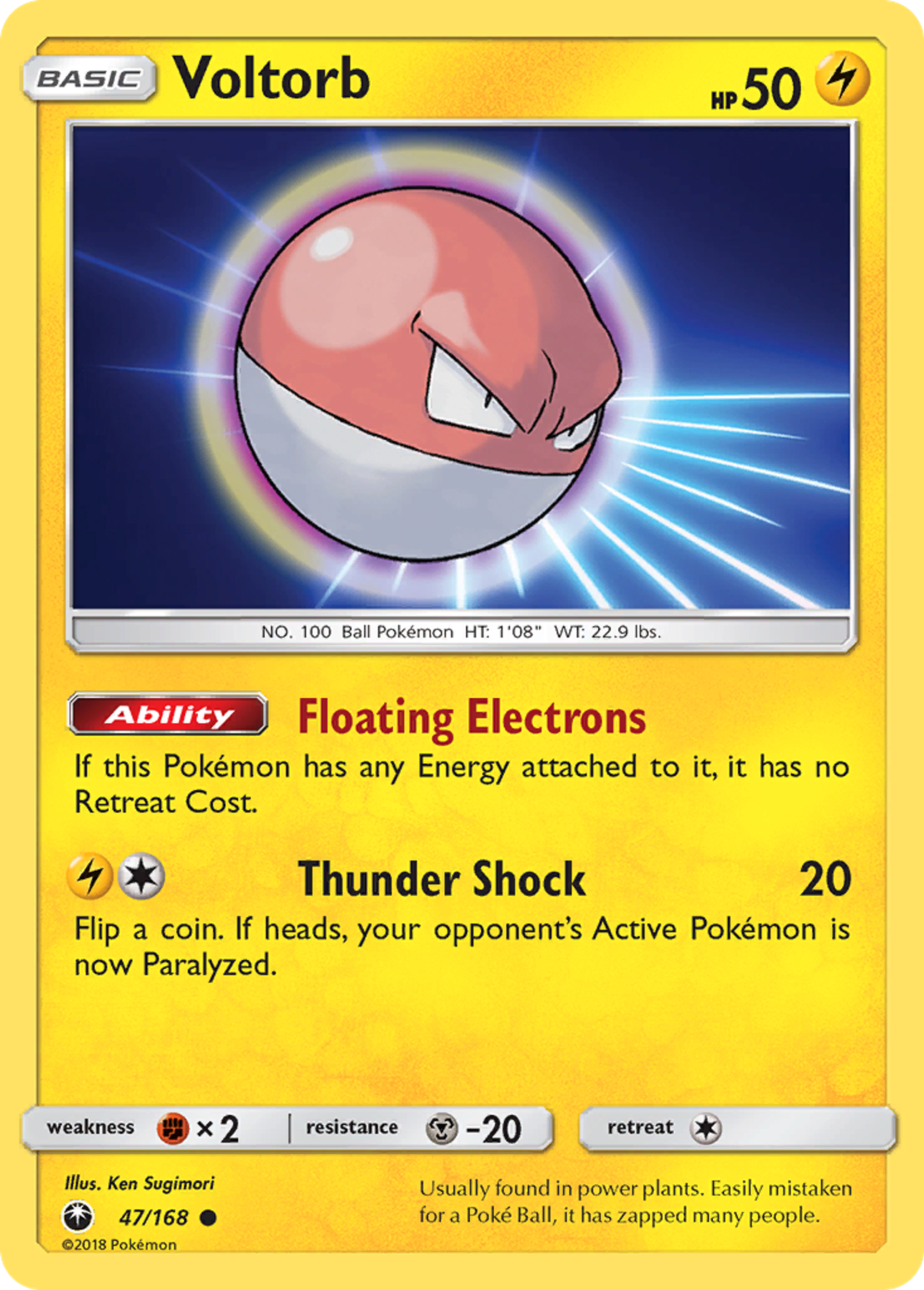 Voltorb — SM - Celestial Storm — Pokemon