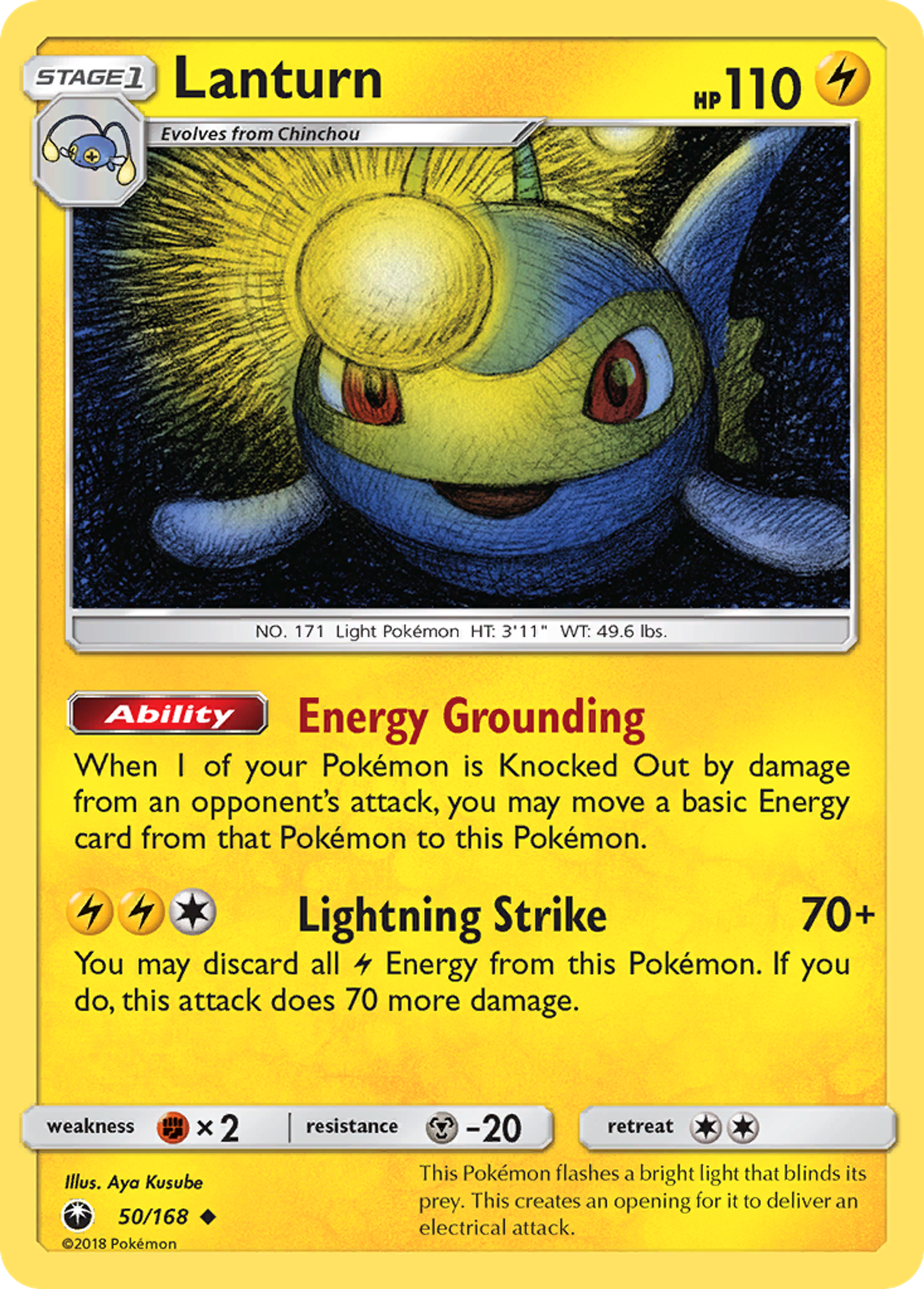 Lanturn — SM - Celestial Storm — Pokemon