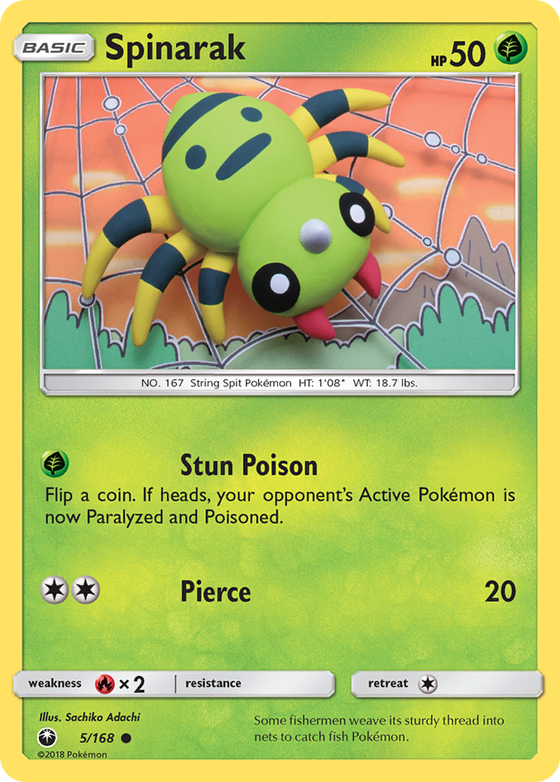 Spinarak — SM - Celestial Storm — Pokemon