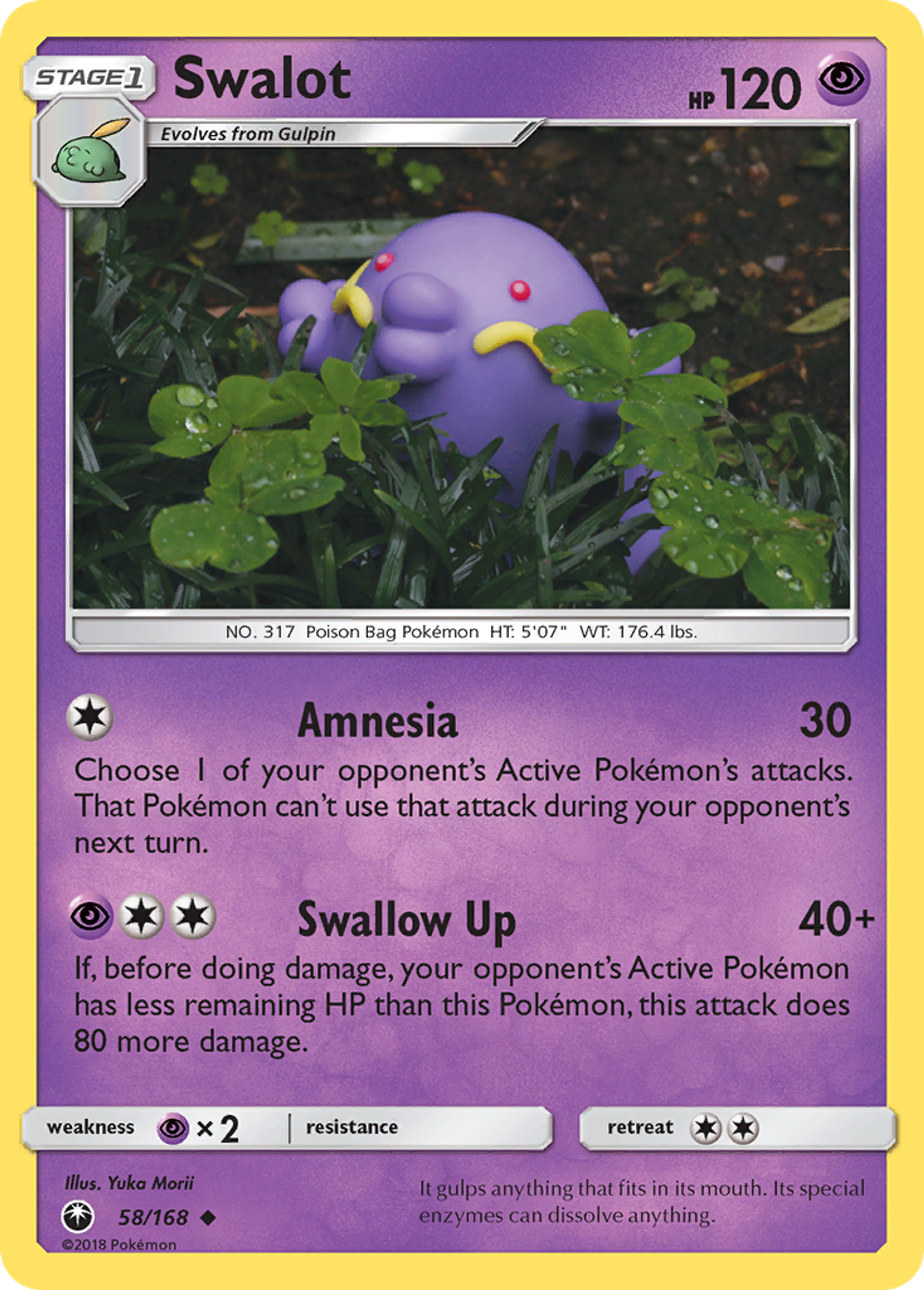 Swalot — SM - Celestial Storm — Pokemon