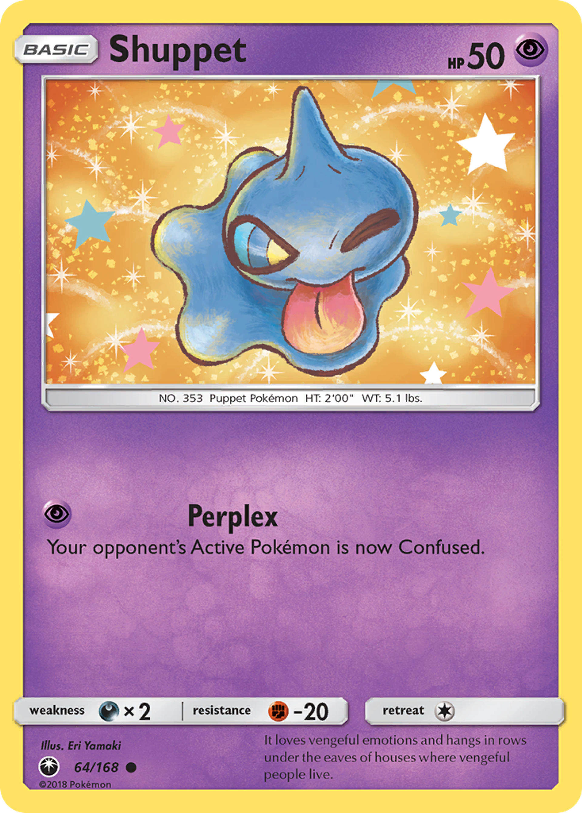 Shuppet — SM - Celestial Storm — Pokemon