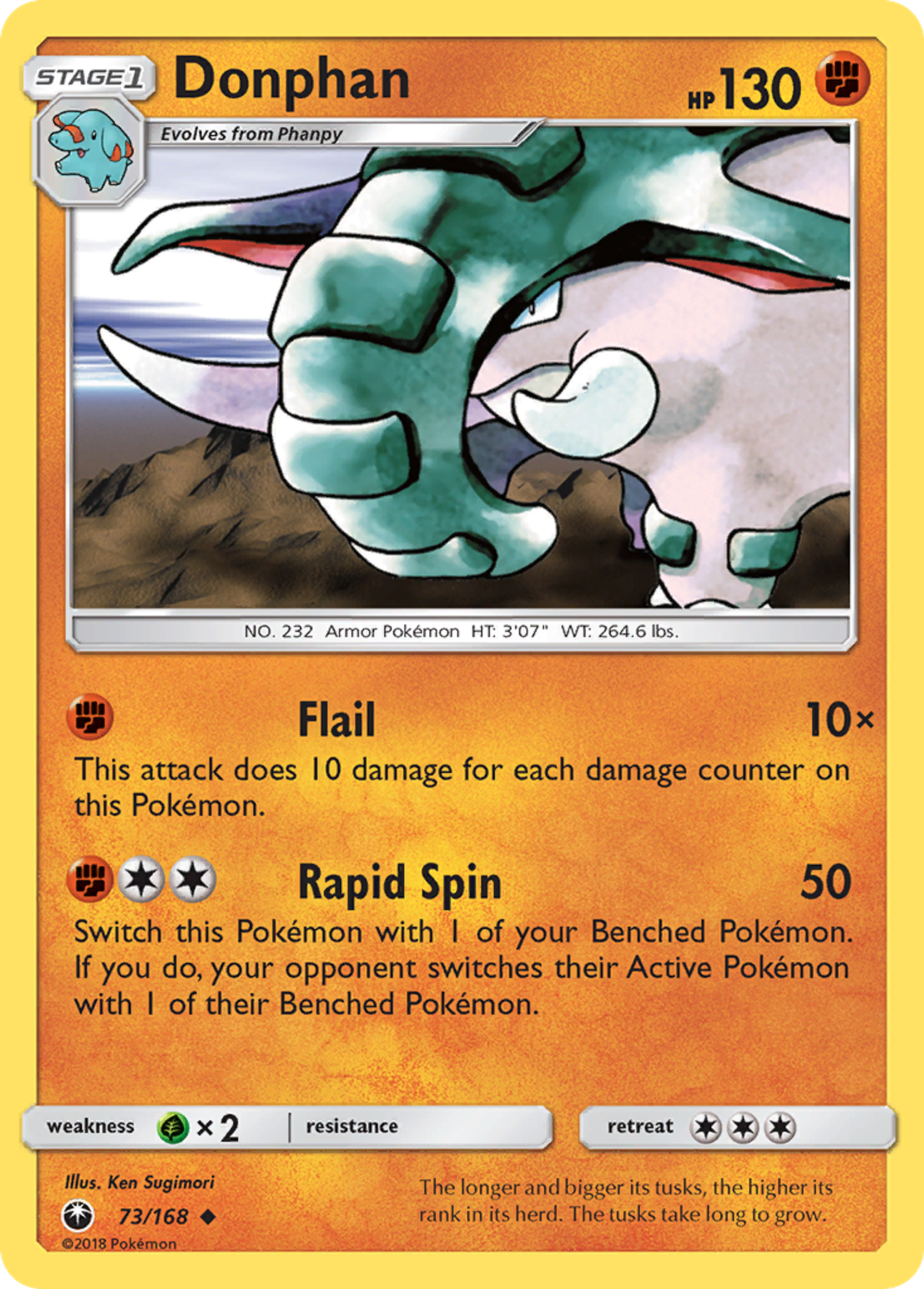 Donphan — SM - Celestial Storm — Pokemon