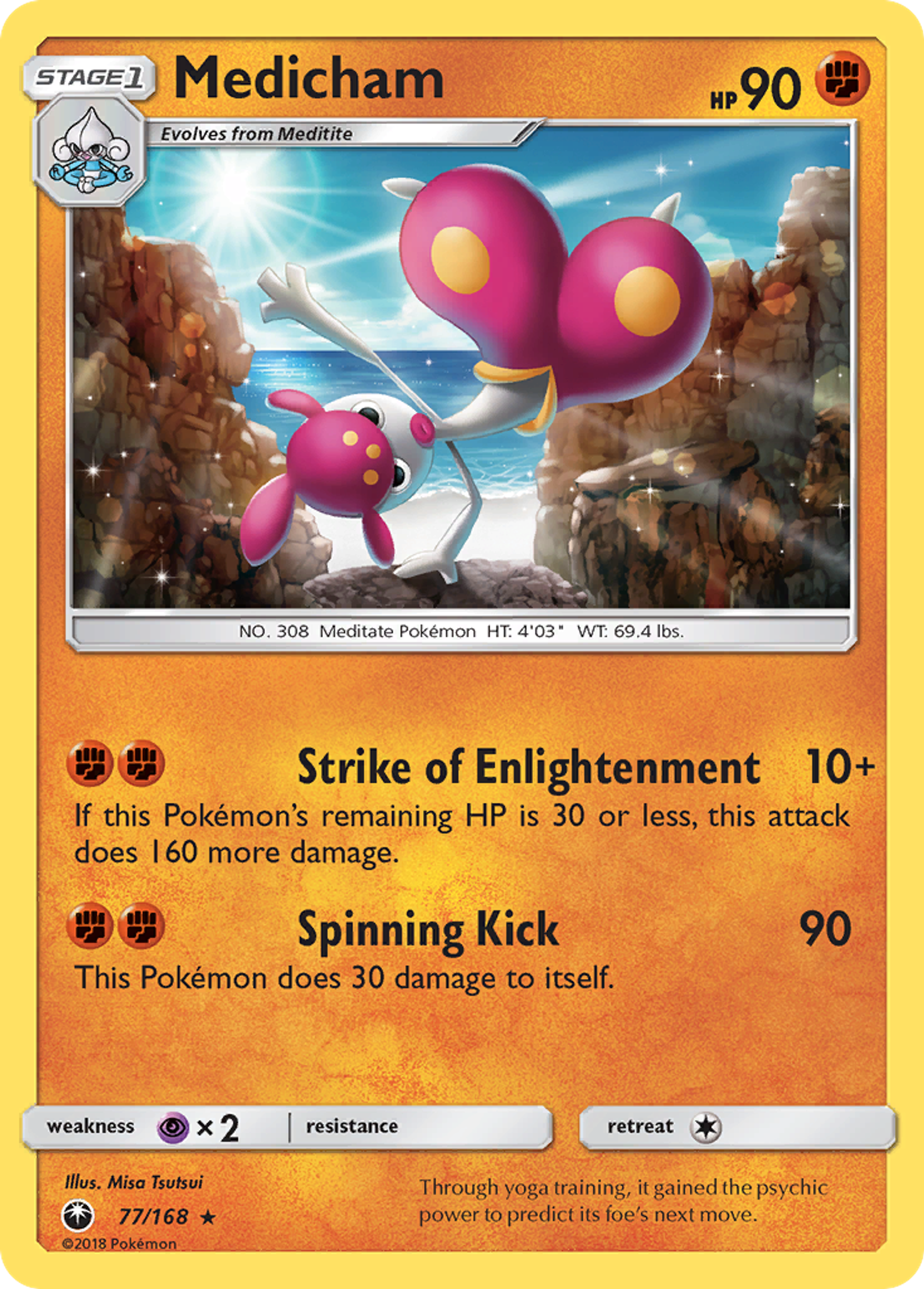 Medicham — SM - Celestial Storm — Pokemon