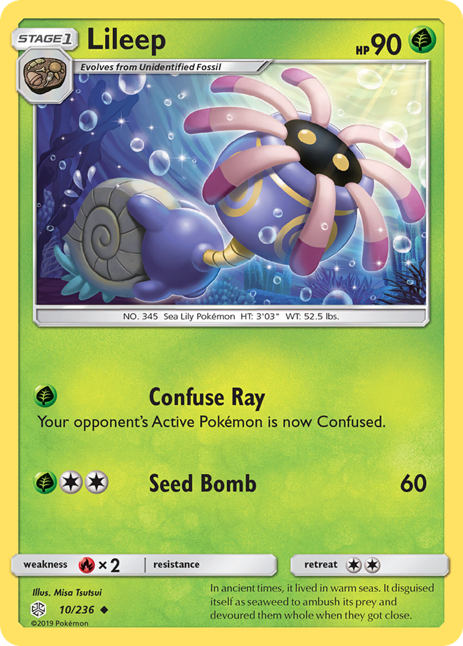 Lileep — SM - Cosmic Eclipse — Pokémon