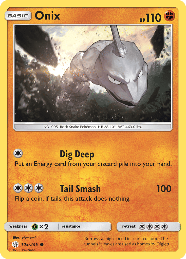 Onix — SM - Cosmic Eclipse — Pokemon