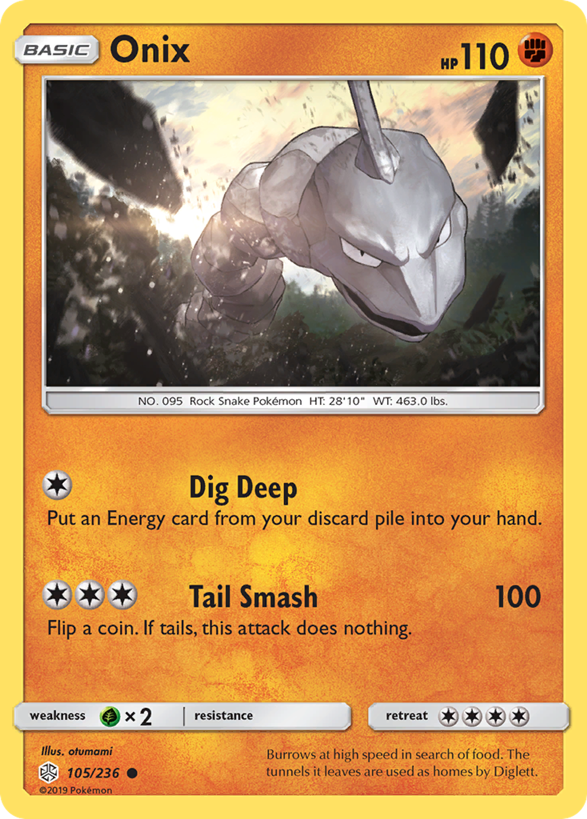 Onix — SM - Cosmic Eclipse — Pokémon