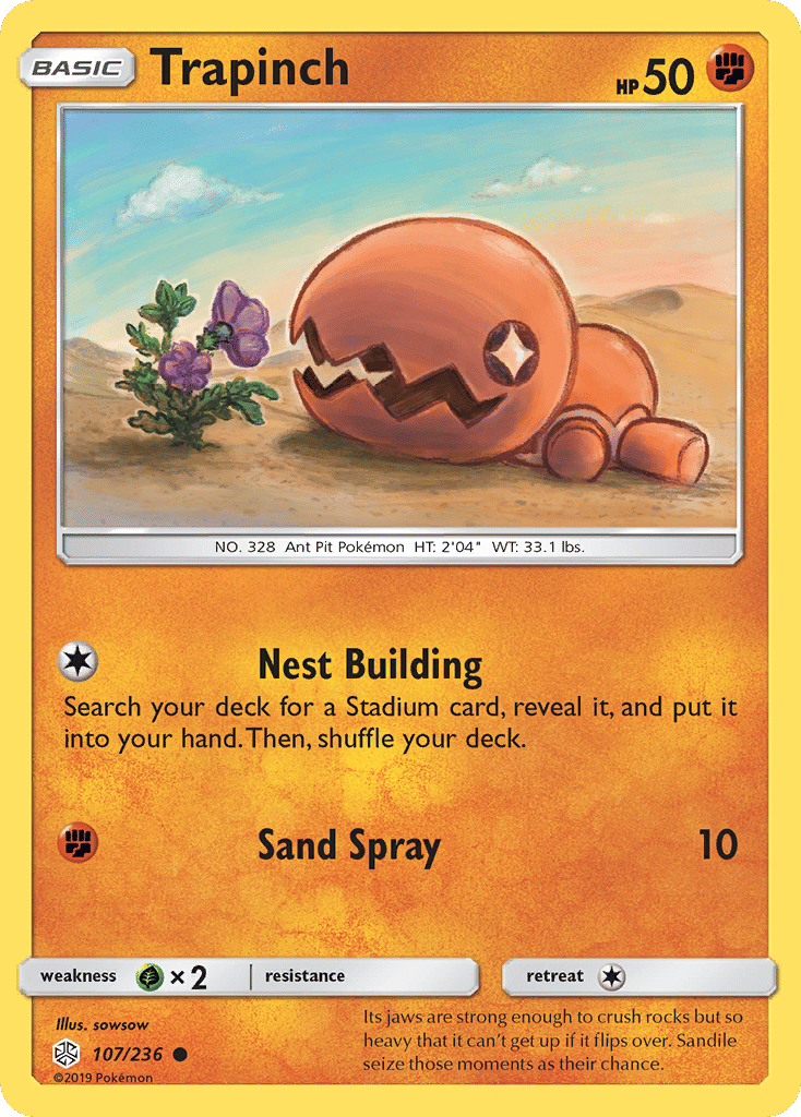 Trapinch — SM - Cosmic Eclipse — Pokemon
