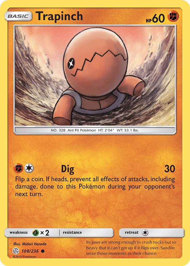 Trapinch — SM - Cosmic Eclipse — Pokemon