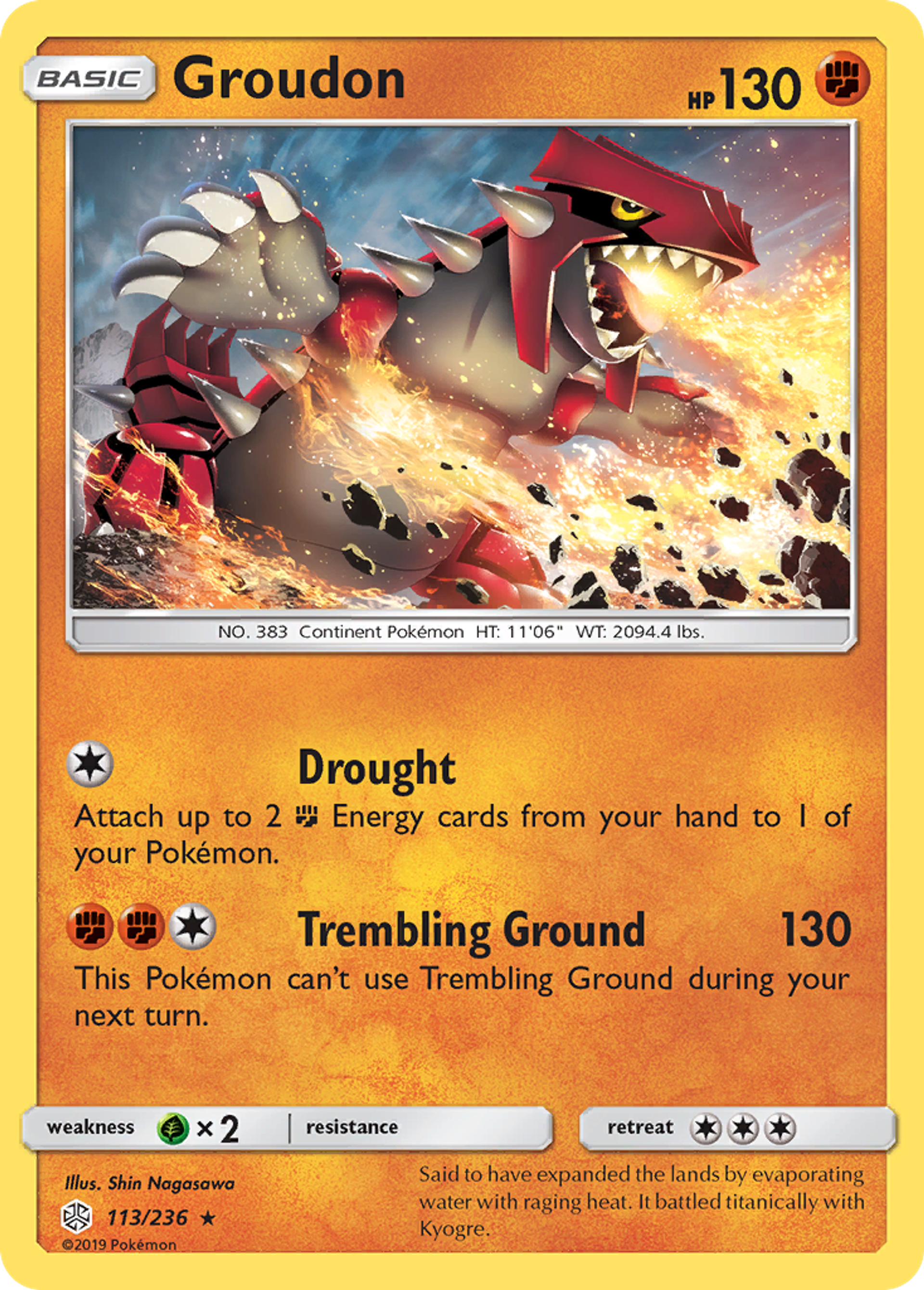 Groudon — SM - Cosmic Eclipse — Pokémon