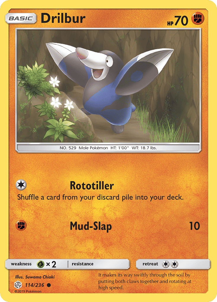 Drilbur — SM - Cosmic Eclipse — Pokemon
