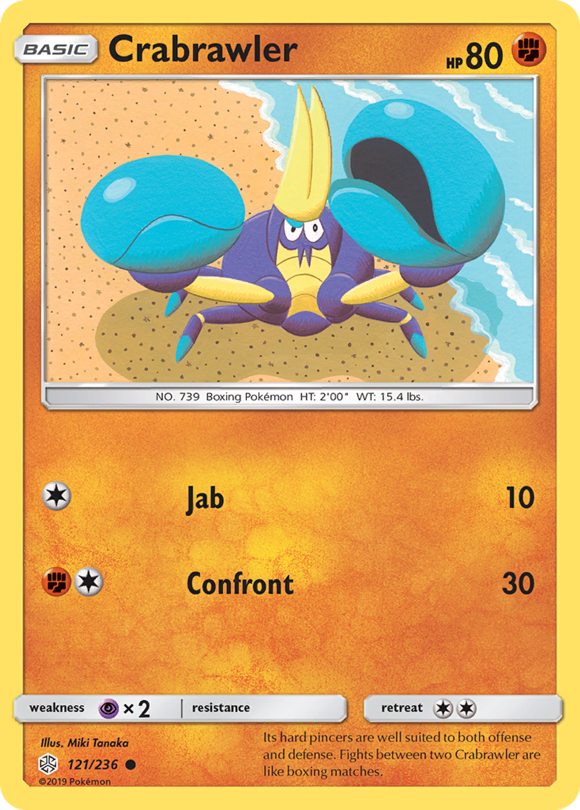 Crabrawler — SM - Cosmic Eclipse — Pokémon