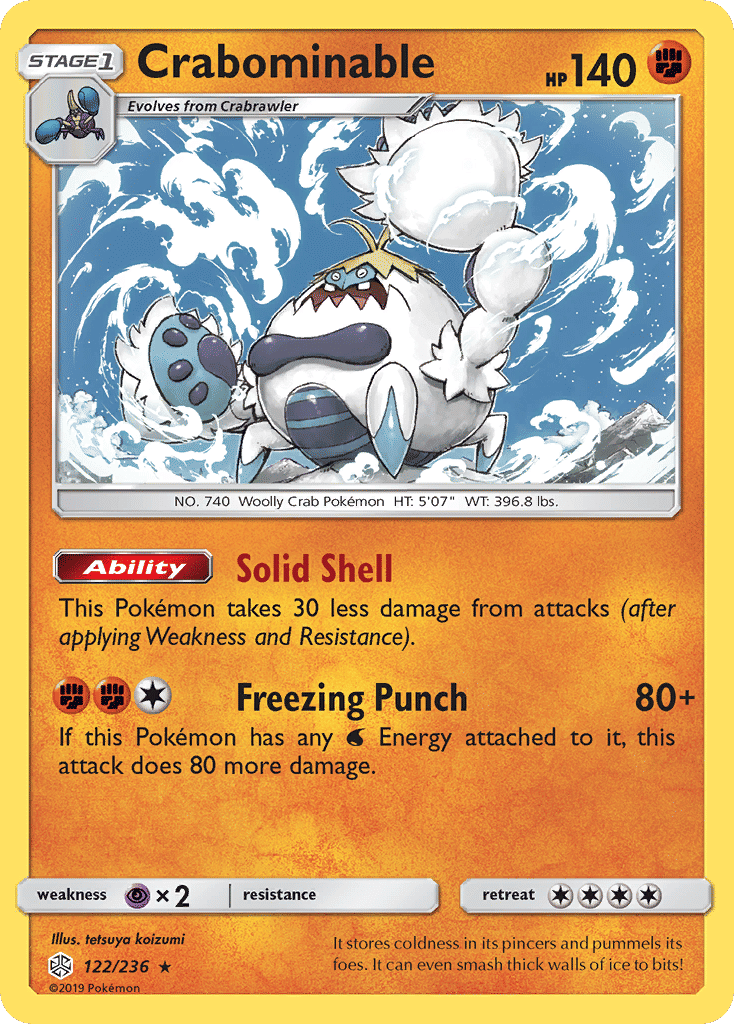 Crabominable — SM - Cosmic Eclipse — Pokemon