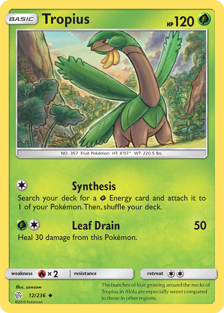 Tropius — SM - Cosmic Eclipse — Pokemon