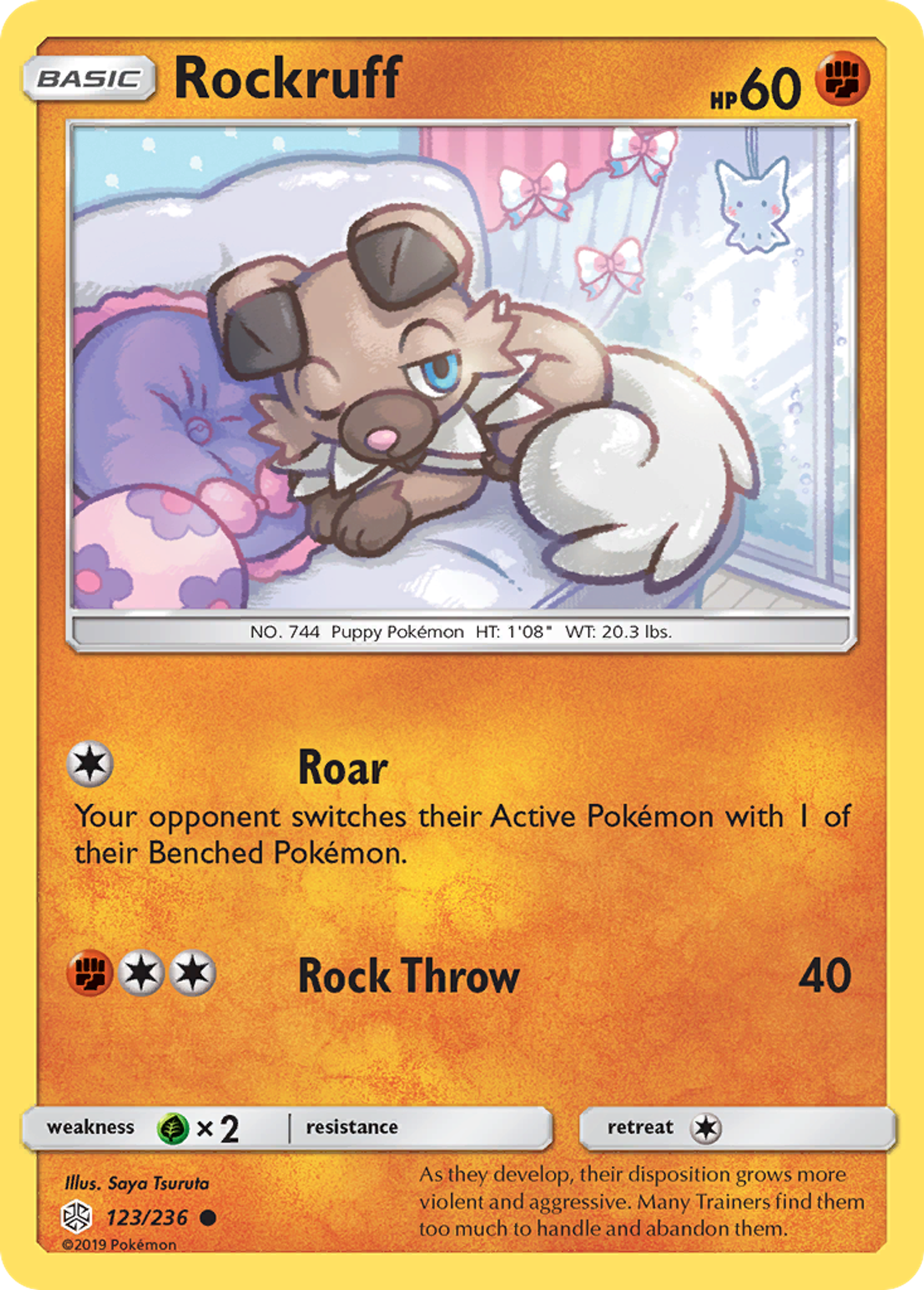 Rockruff — SM - Cosmic Eclipse — Pokémon